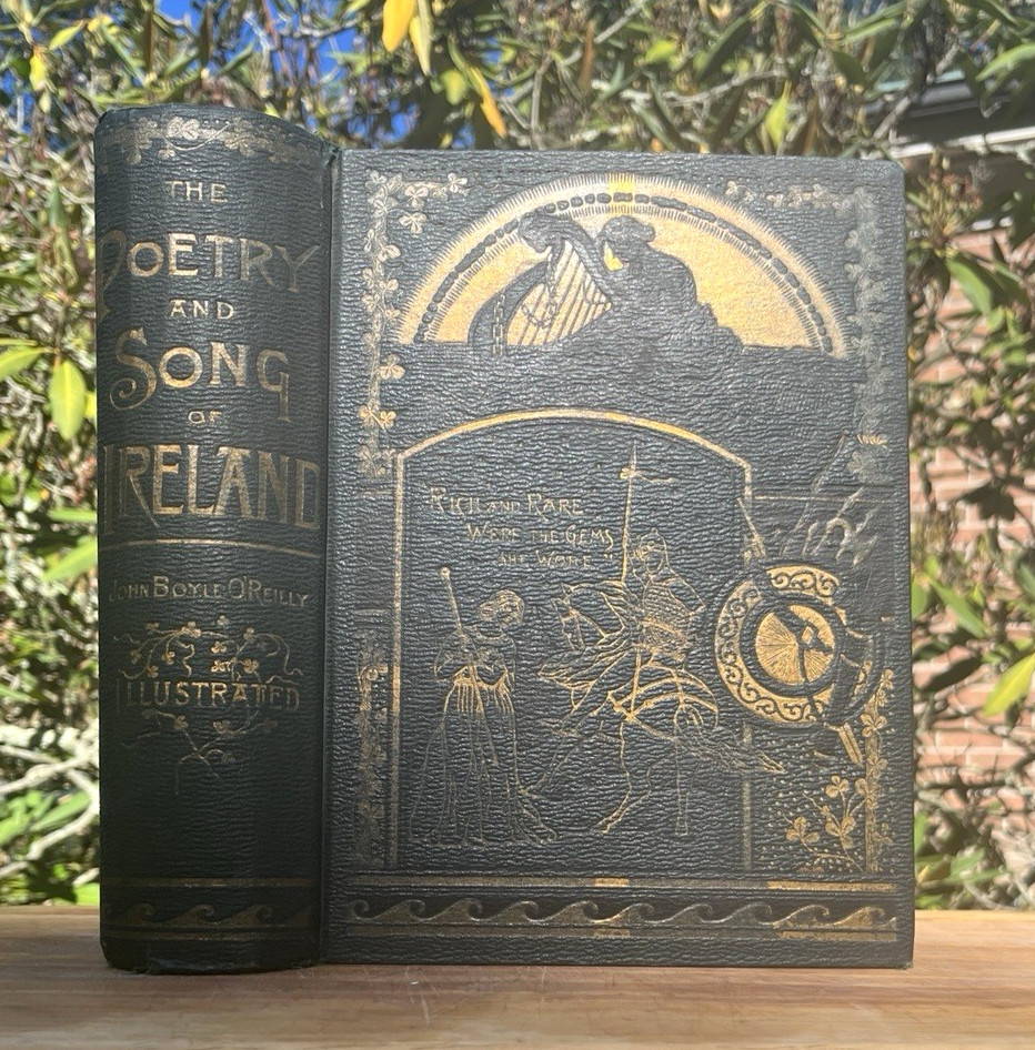 1898 Antique IRISH CELTIC POETRY SONGS Book OVER 1000 PAGES Ireland Ballads 1898 Antique IRISH CELTIC POETRY SONGS Book OVER 1000 PAGES Ireland Ballads