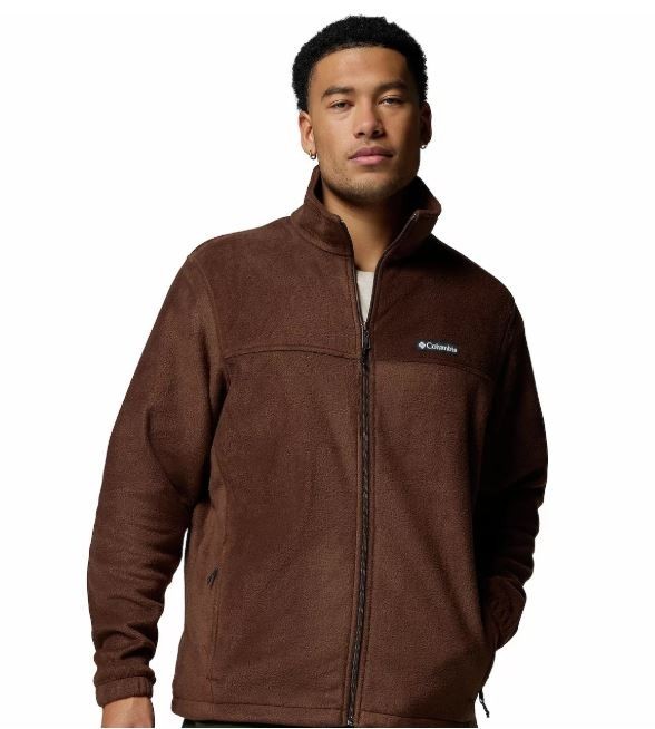 Colombia Steens Fleece Jacket Brown Size Medium
