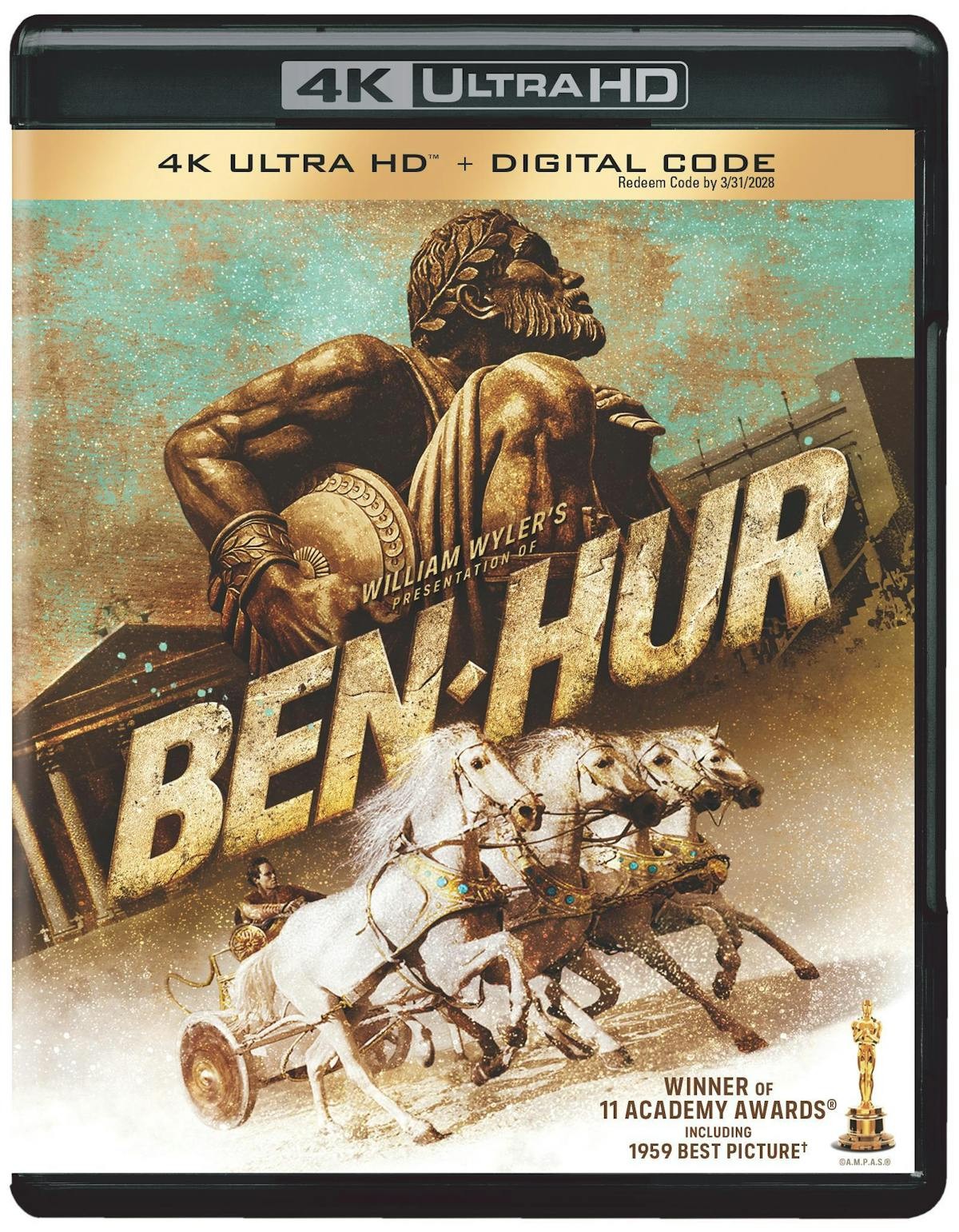 Ben-Hur 4K UHD Blu-ray NEW