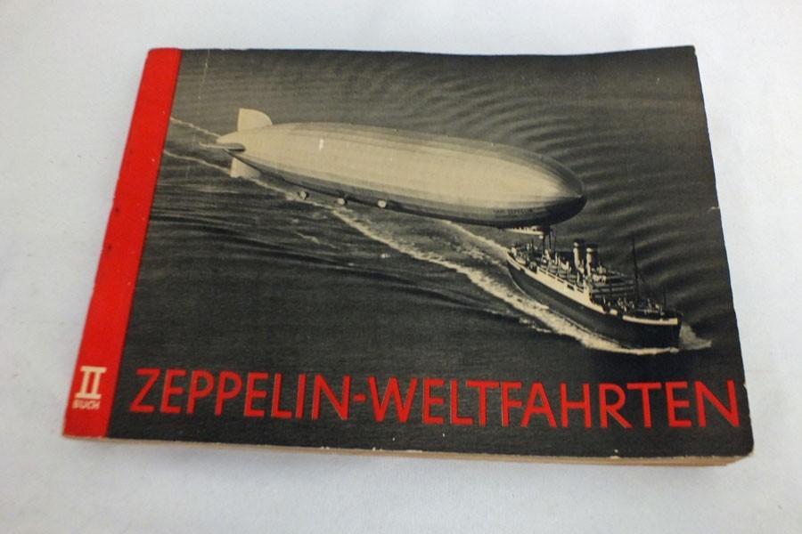 Vintage Pre War 1933 Zeppelin Weltfahrten Book ll German Photo Book Complete Vintage Pre War 1933 Zeppelin Weltfahrten Book ll German Photo Book Complete