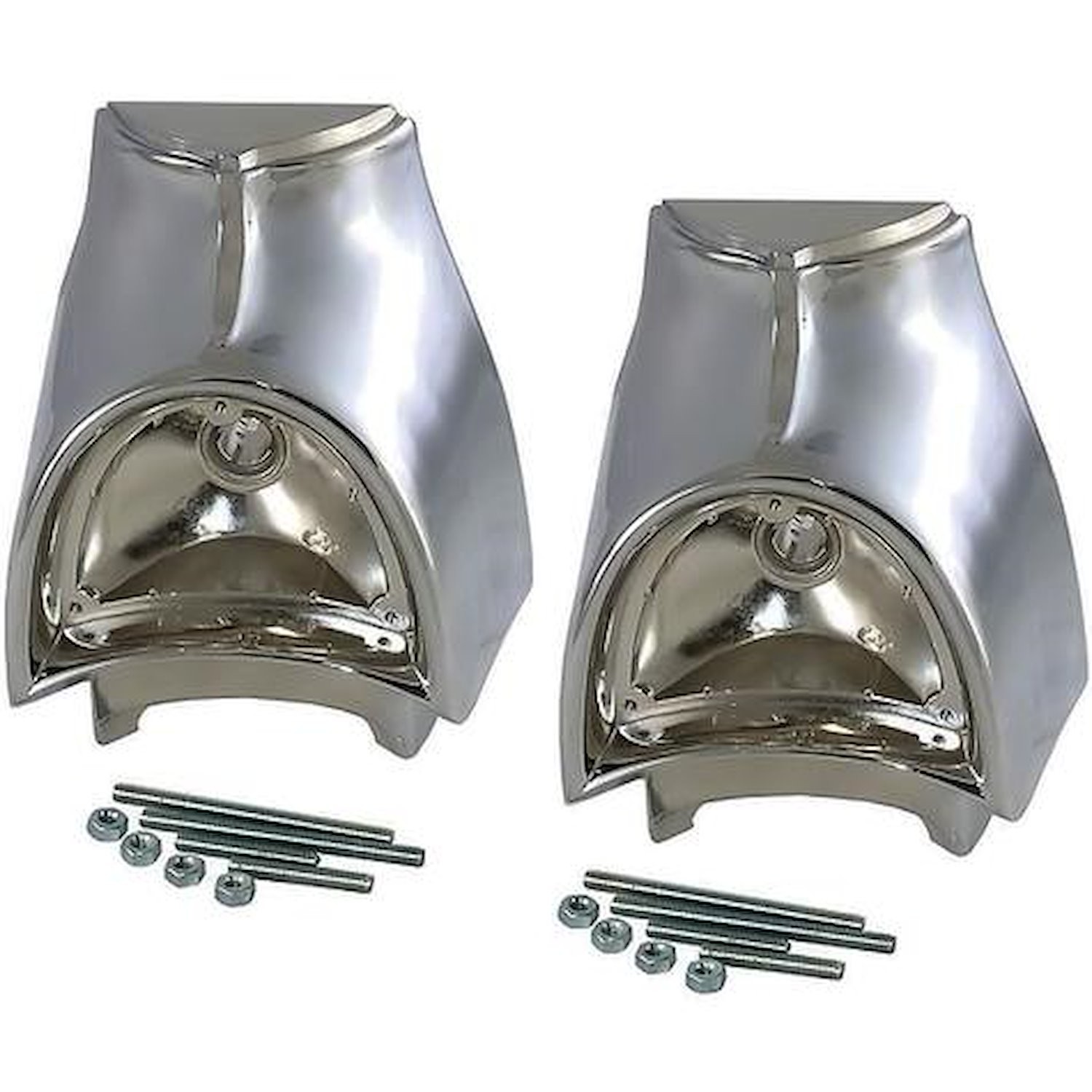 OER TF400196 Tail Lamp Housings for 1957 Chevrolet Bel Air, 150, 210, Nomad
