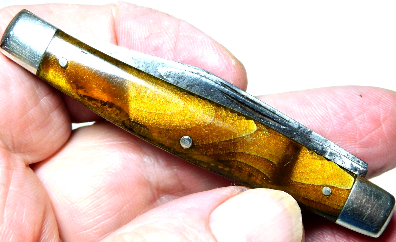 Vintage Serpentine Cattaraugus 2 Blade Pocket Knife / No. 22877 / 3 Vintage Serpentine Cattaraugus 2 Blade Pocket Knife / No. 22877 / 3