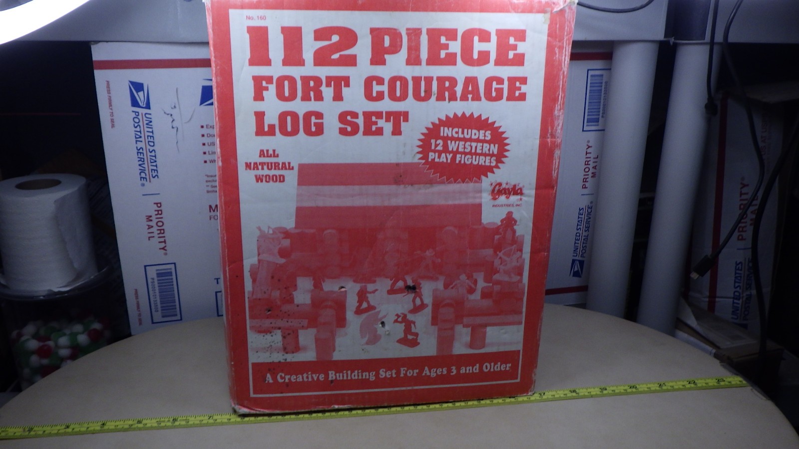 Vintage Fort Courage Log Set (No figures) (218 pieces) Vintage Fort Courage Log Set (No figures) (218 pieces)