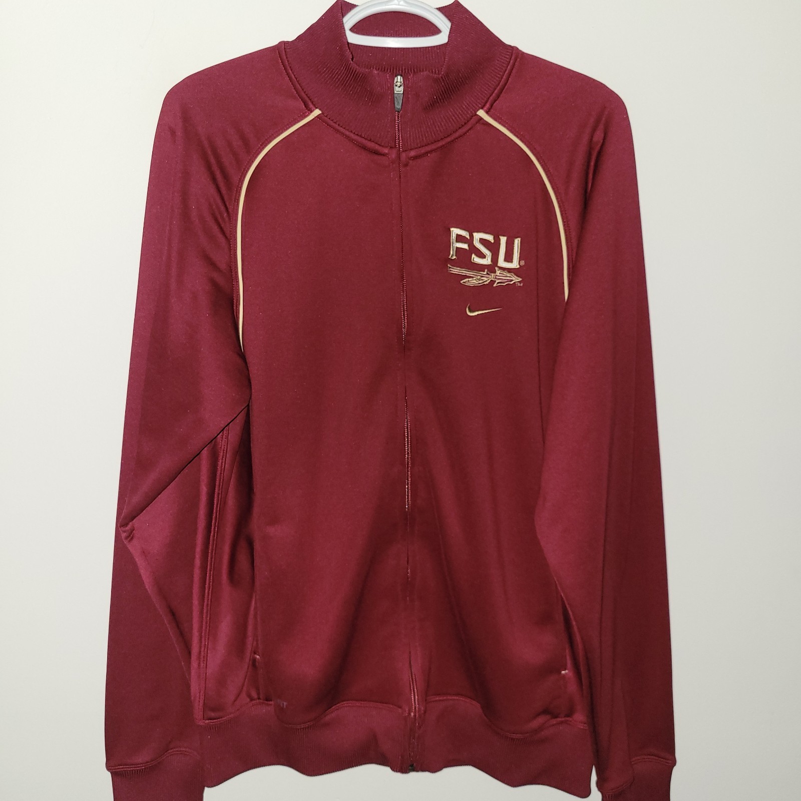 Y2K Nike Florida State Seminoles FSU Full Zip Track Jacket Men Size Medium NCAA Y2K Nike Florida State Seminoles FSU Full Zip Track Jacket Men Size Medium NCAA