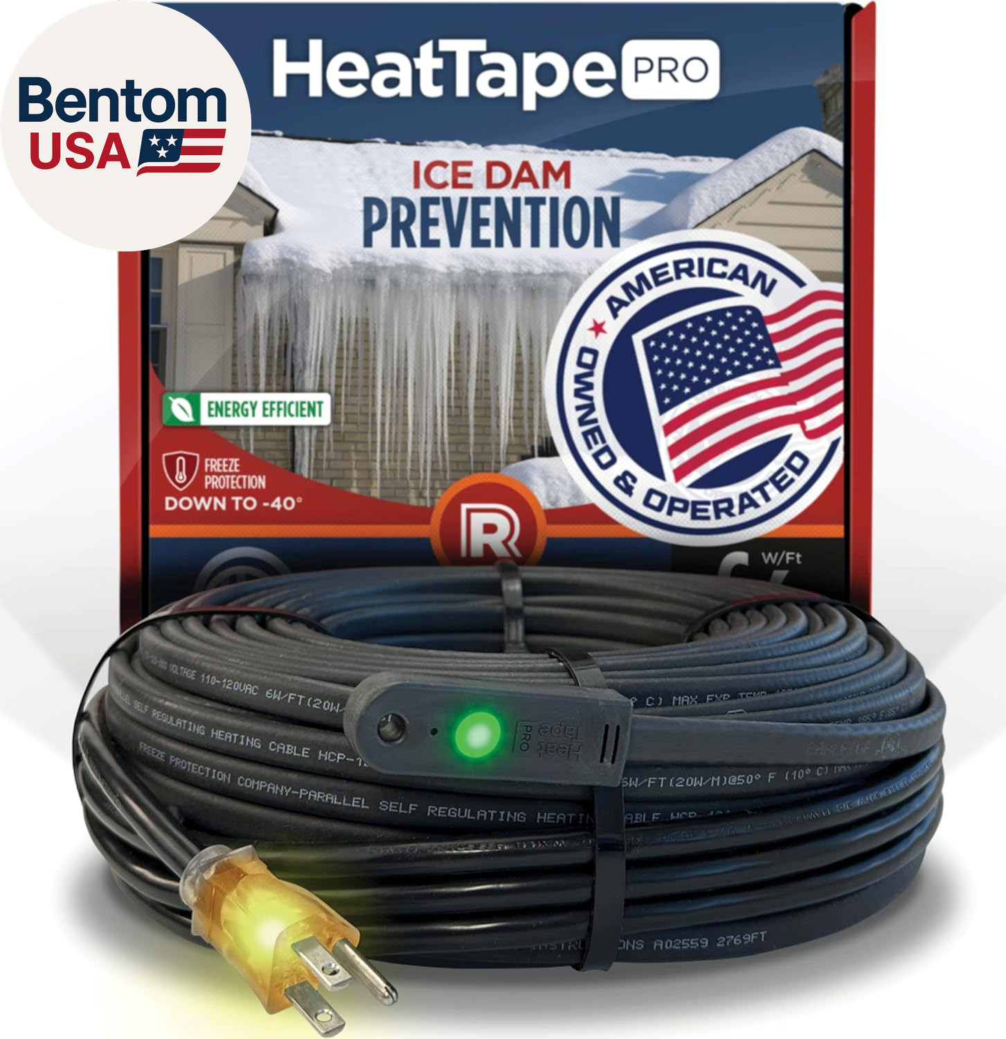 RADIANT SOLUTIONS Heattapepro - Intelligent Commercial Grade Self-Regulating Hea