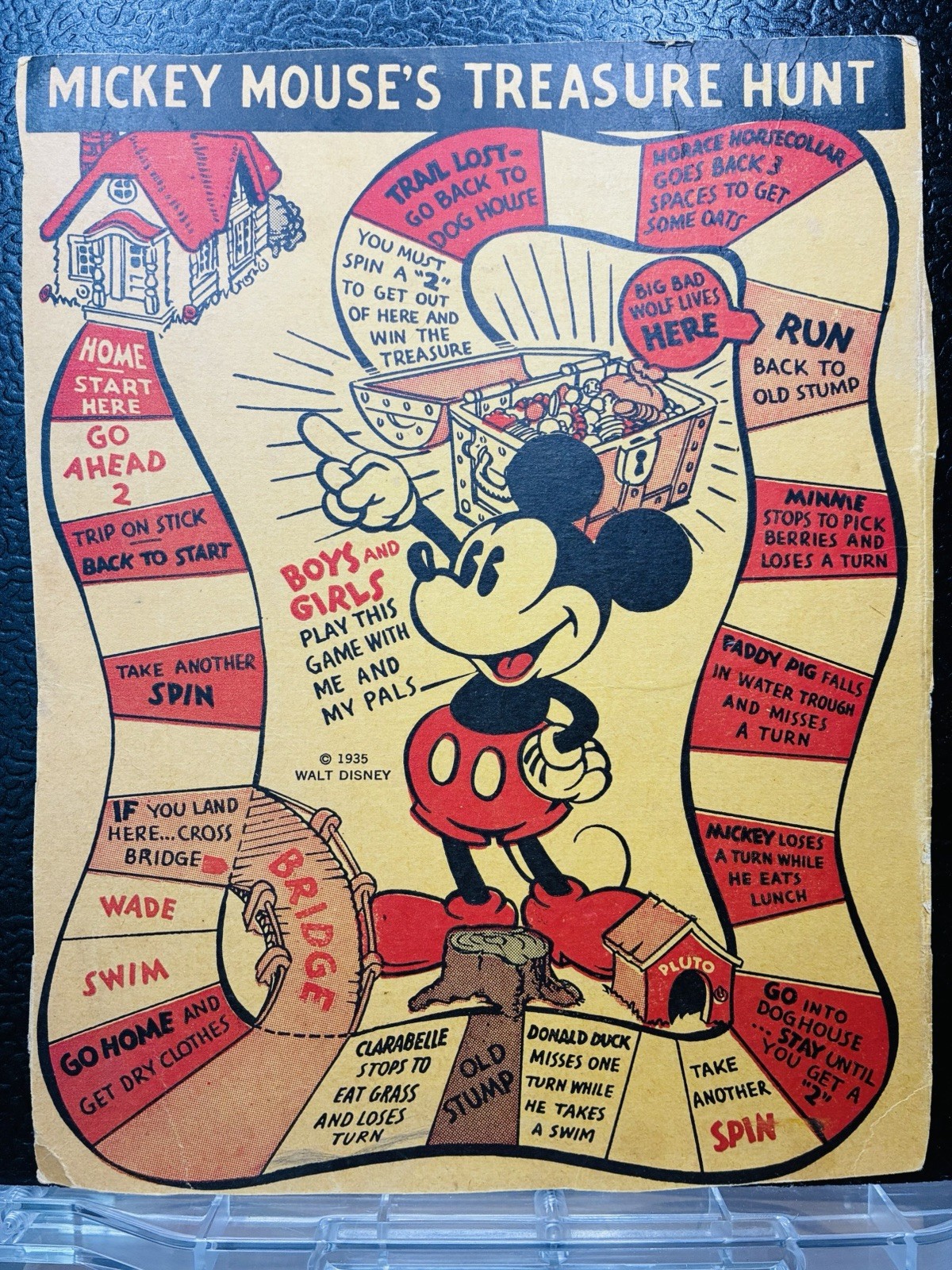 1935 POST TOASTIES Cereal Box Mickey Mouse Treasure Hunt Cut Out Incomplete 1935 POST TOASTIES Cereal Box Mickey Mouse Treasure Hunt Cut Out Incomplete