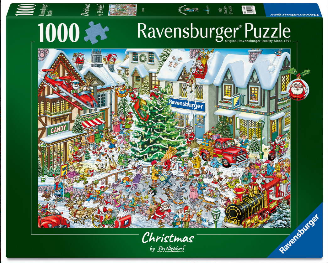 RAVENSBURGER 1000 PIECE PUZZLE RAY\'S COMIC SERIES CHRISTMAS 2026 *PRE ORDER*RARE