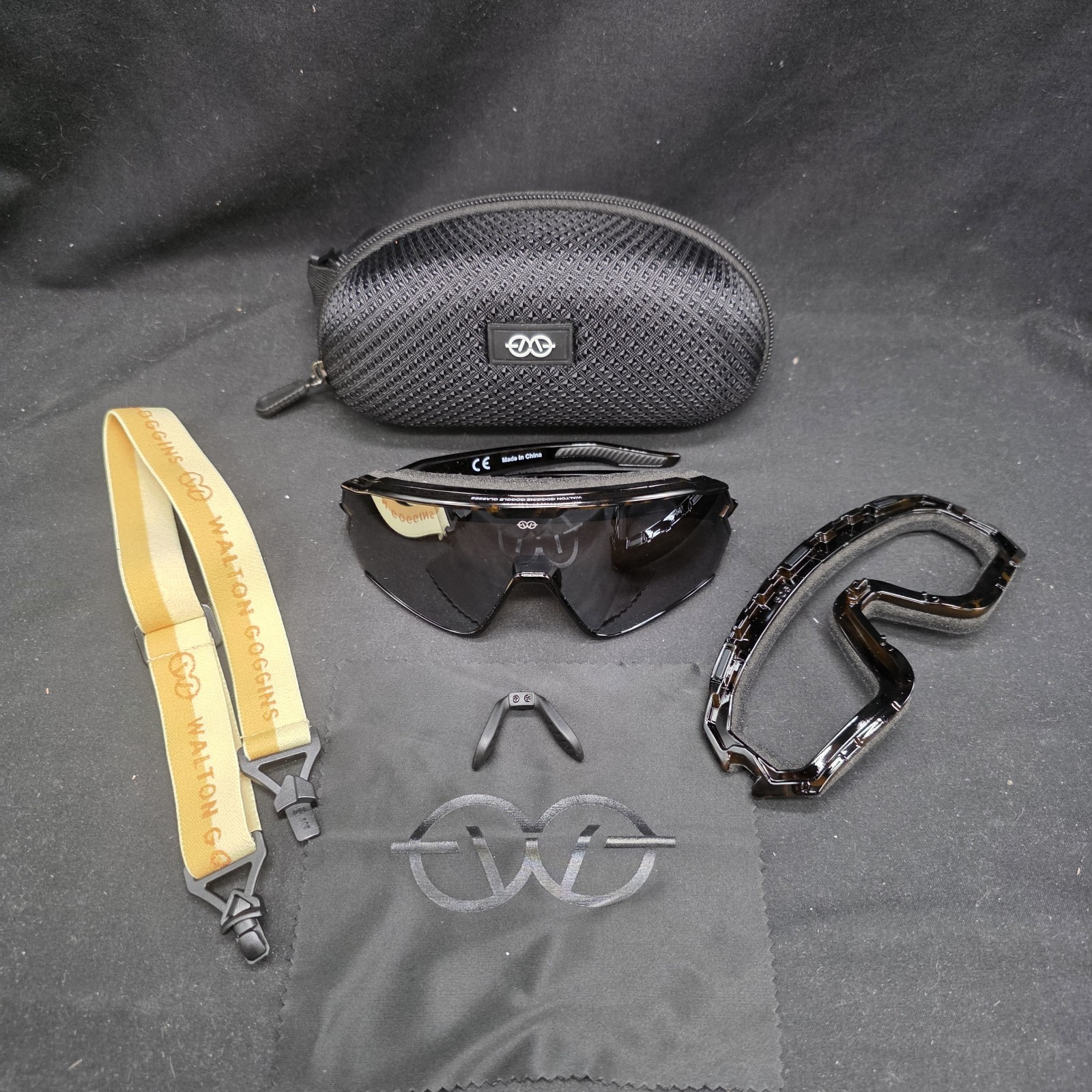 Walton Goggins Goggle Glasses La Tortuga Tortoise Sunglasses Complete Kit