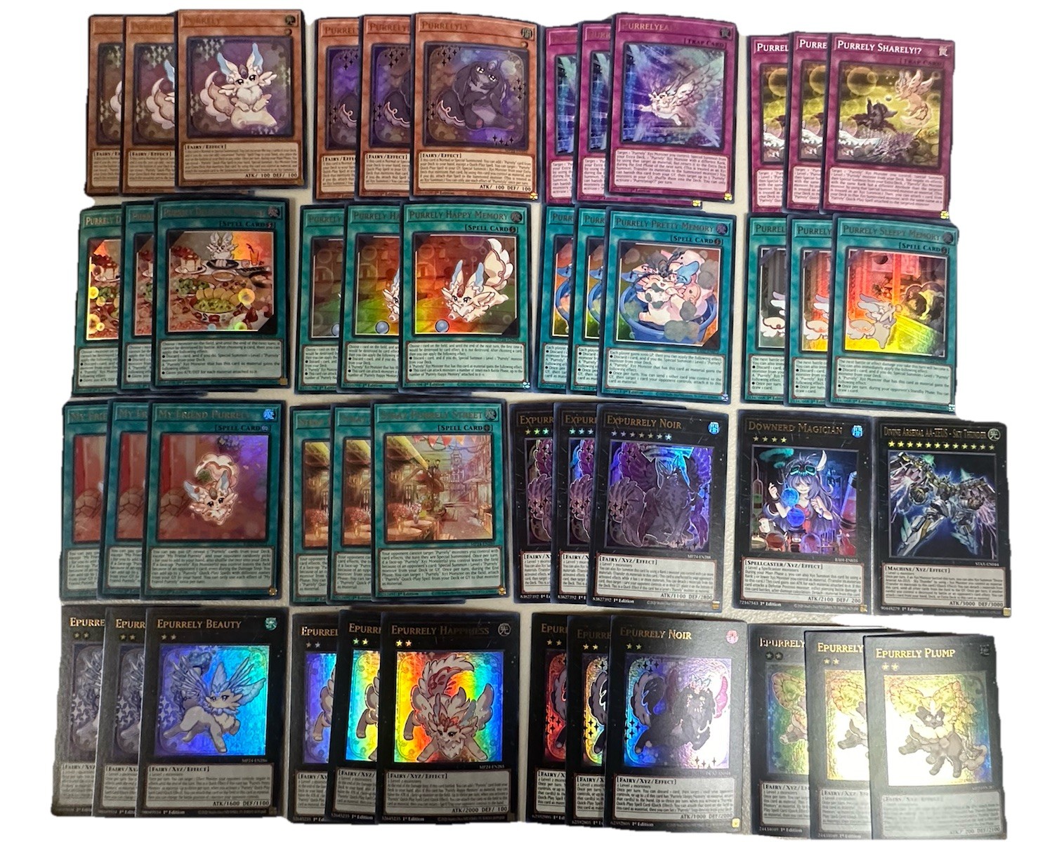 YUGIOH Complete Purrely Deck Core 47 Cards purrelyly sleepy beauty Zeus YUGIOH Complete Purrely Deck Core 47 Cards purrelyly sleepy beauty Zeus