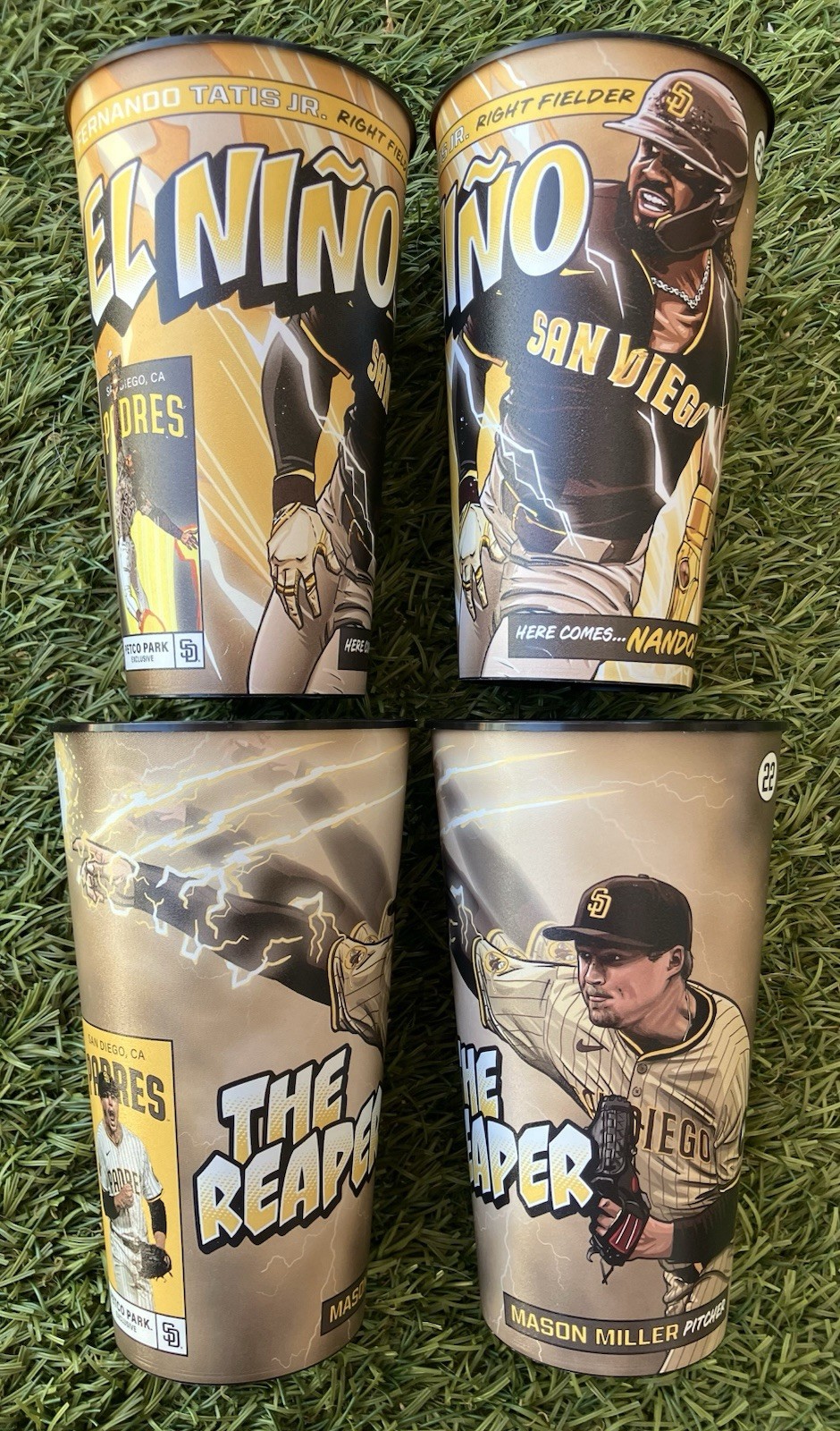 4X San Diego Padres 2026 Souvenir Cup Petco Free Refills Mason Miller Tatis Nino 4X San Diego Padres 2026 Souvenir Cup Petco Free Refills Mason Miller Tatis Nino
