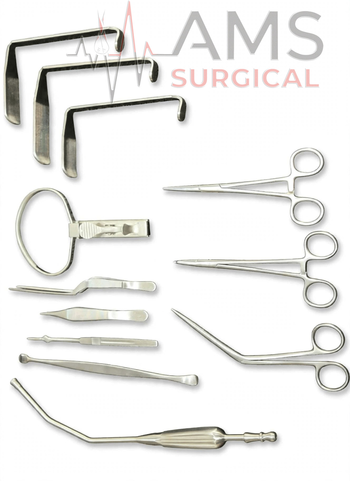 Tonsillectomy Surgical Mix Instruments ENT Set
