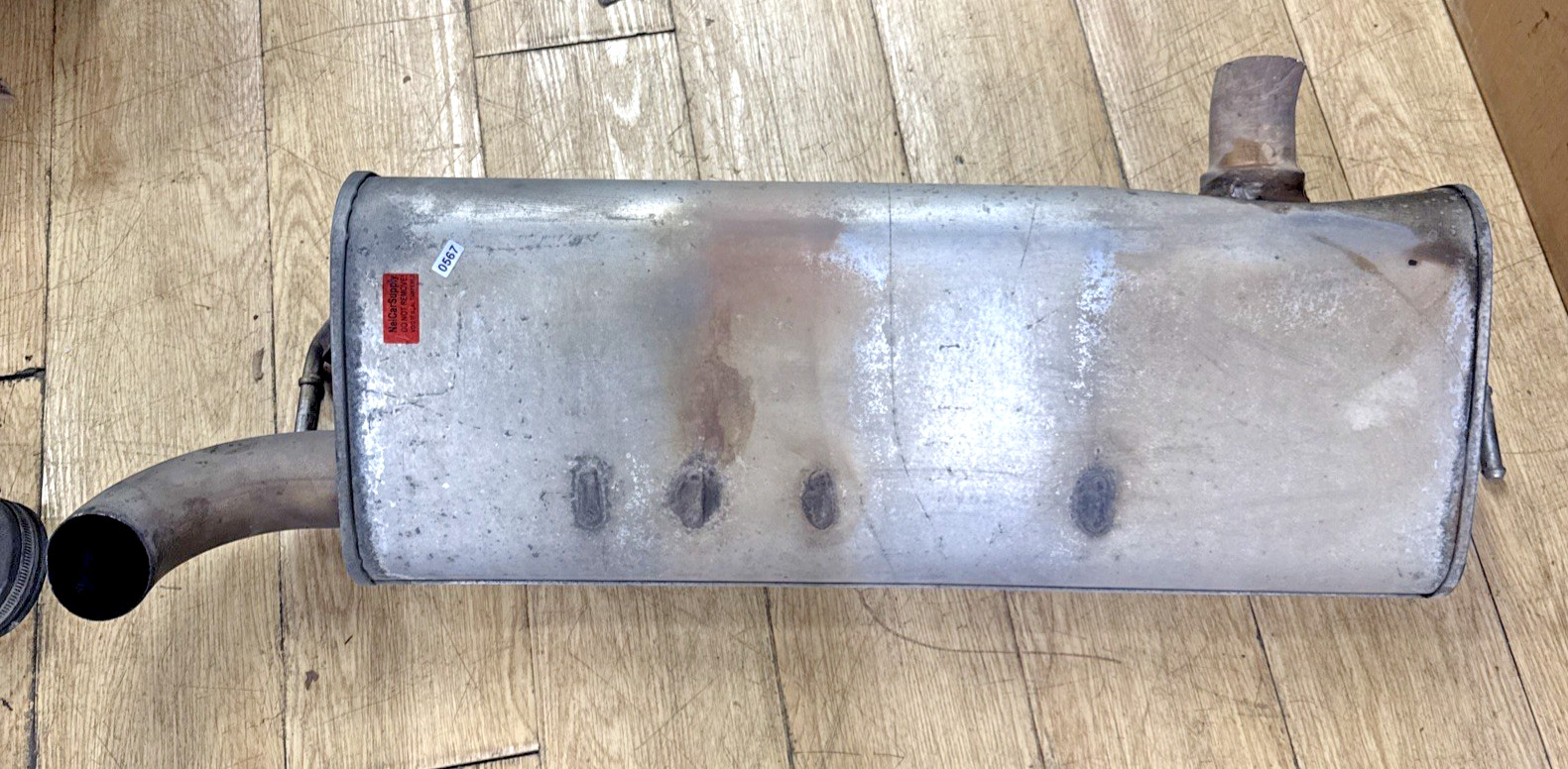 17-21 JEEP COMPASS 2.4L REAR EXHAUST MUFFLER TAIL PIPE ASSEMBLY, OEM 17-21 JEEP COMPASS 2.4L REAR EXHAUST MUFFLER TAIL PIPE ASSEMBLY, OEM