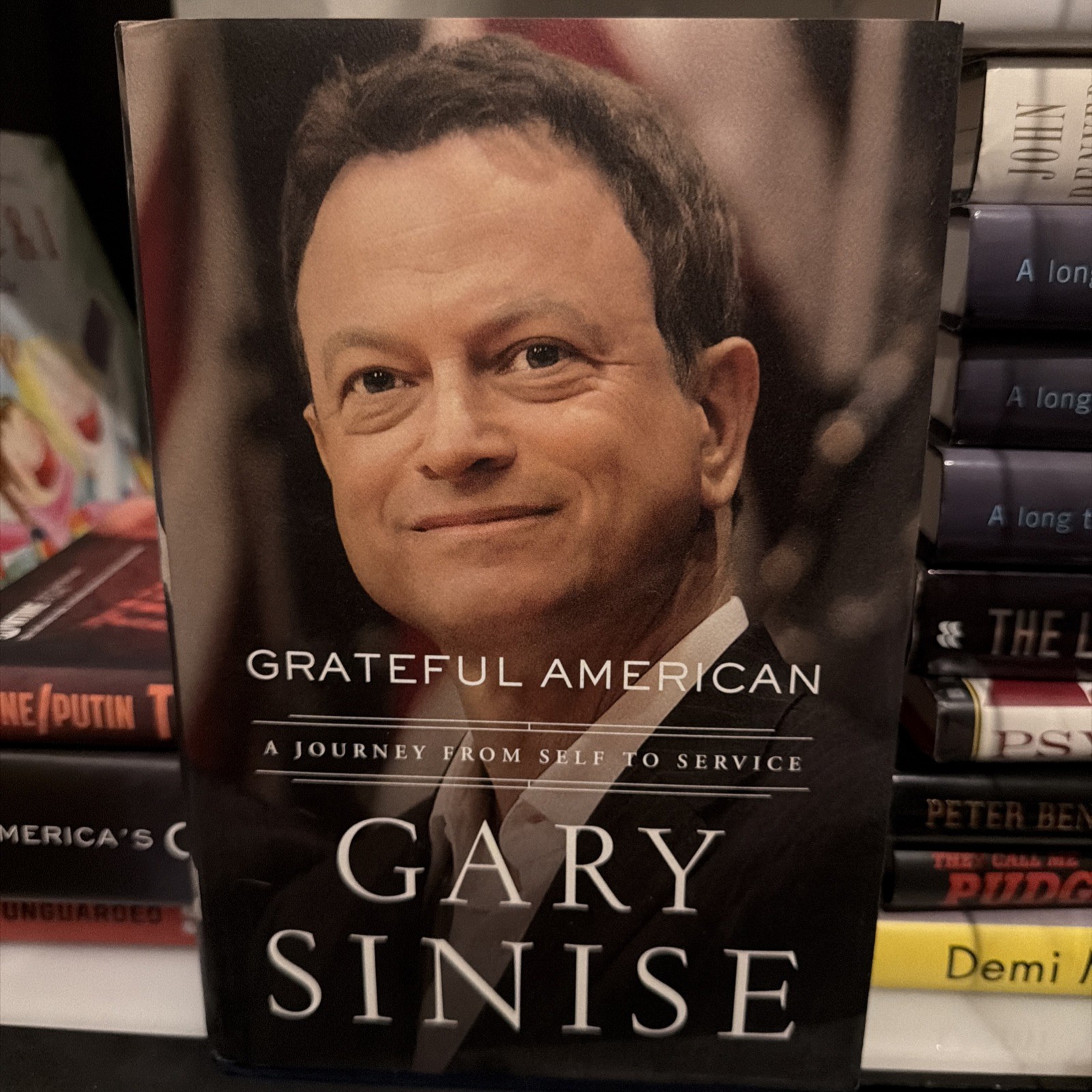 flat SIGNED 1st Grateful American by Gary Sinise Lt. Dan HC DJ 2019 Forest Gump flat SIGNED 1st Grateful American by Gary Sinise Lt. Dan HC DJ 2019 Forest Gump