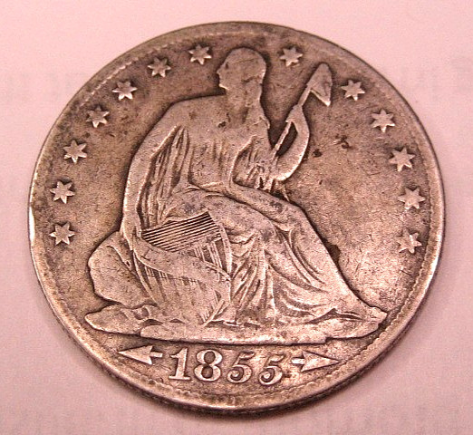 1855 O Silver Half dollar \ 1855 O Silver Half dollar \