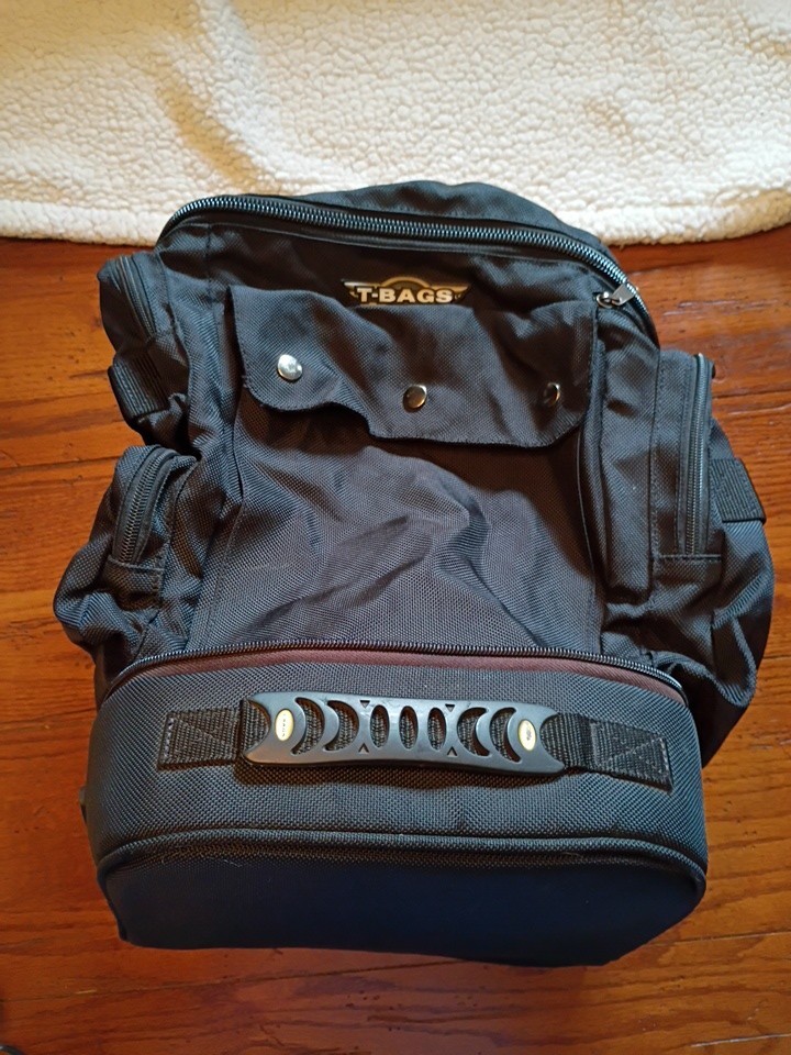 Genuine T-Bags Universal Expandable Motorcycle Luggage