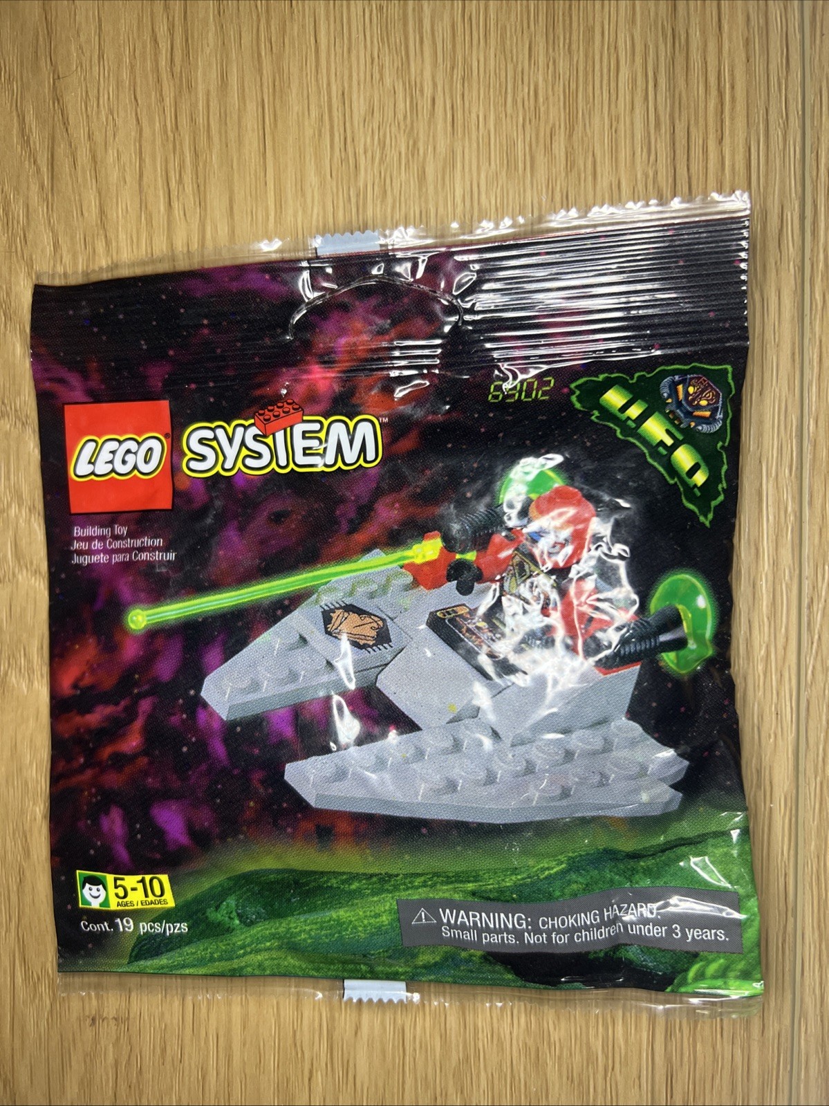 vintage Lego System Space UFO Space Plane Polybag 6902 New & Sealed 1998 set