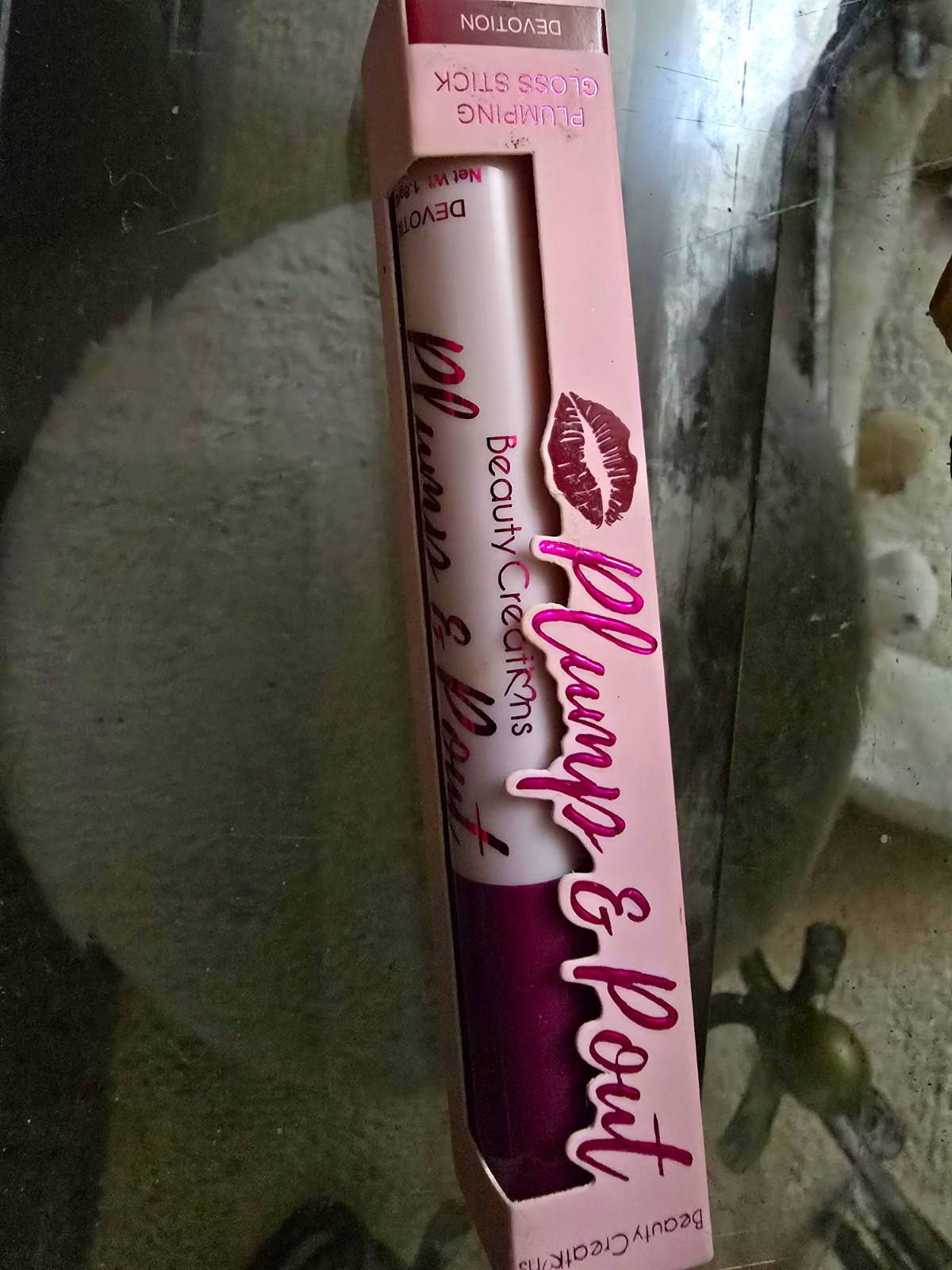 Beauty Creations Plump & Pout Lip Gloss Stick Plumping Shine Devotion 0.06 oz Beauty Creations Plump & Pout Lip Gloss Stick Plumping Shine Devotion 0.06 oz