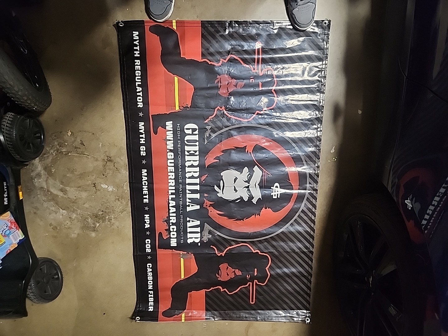 Vintage GUERRILLA AIR BANNER Vintage GUERRILLA AIR BANNER