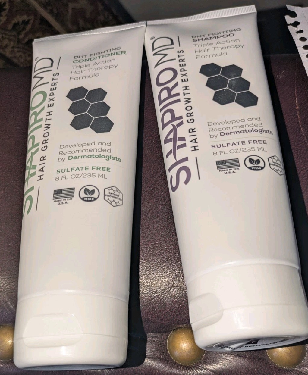 Shapiro MD  DHT Triple Action HAIR Therapy SHAMPOO & CONDITIONER NEW 8 oz.