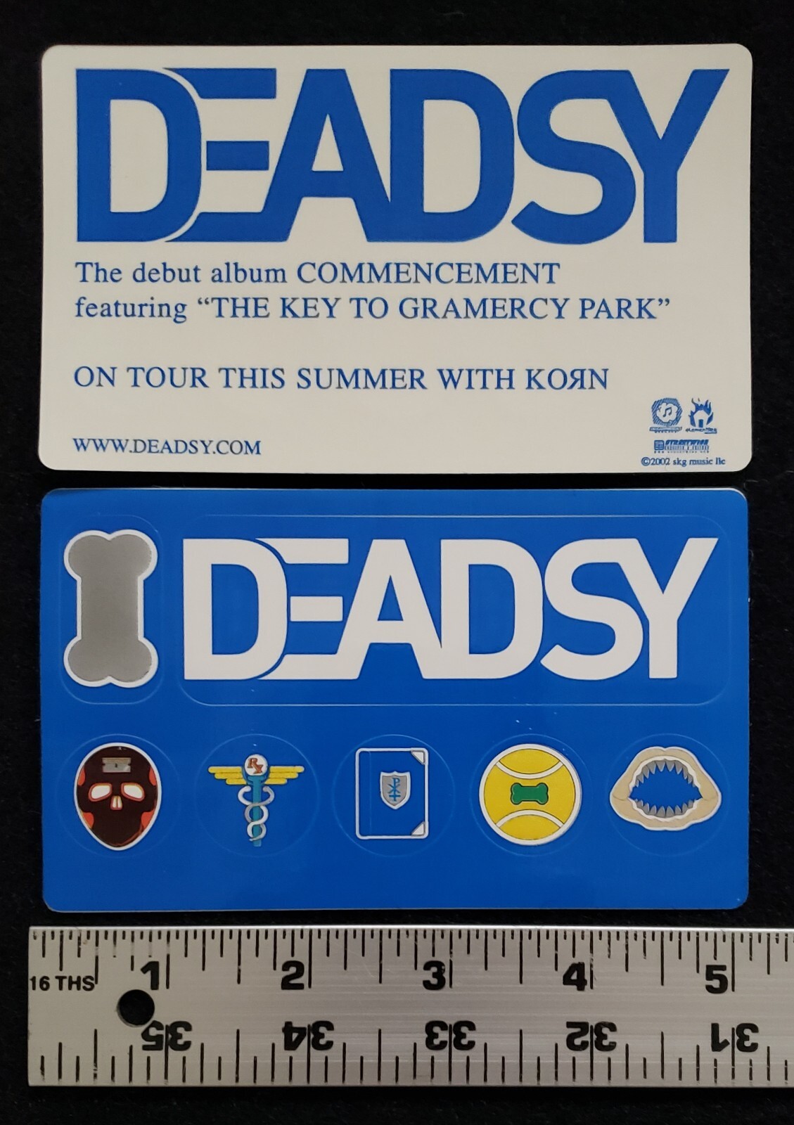 Deadsy Commencement Rare Original 2002 Record Label Promo Sticker