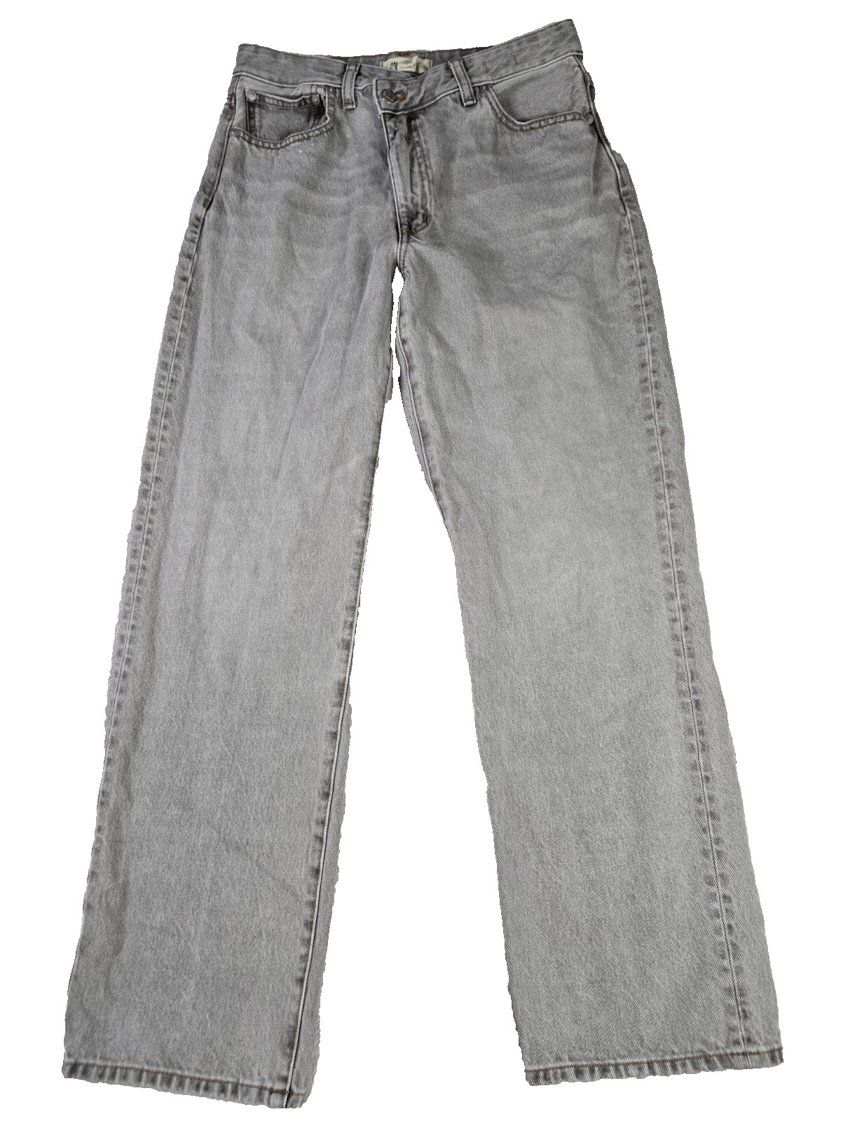 Madewell Jeans Womens Size 27 Curvy 90\'s Grey Straight Designer Modern Jeans Madewell Jeans Womens Size 27 Curvy 90\'s Grey Straight Designer Modern Jeans