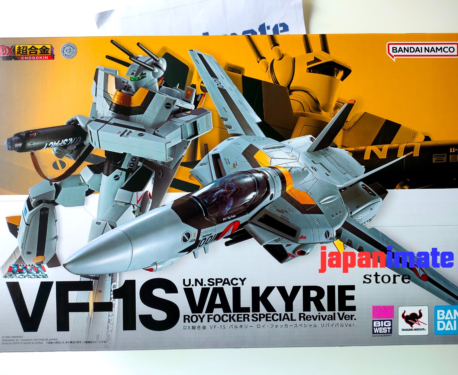 DX Chogokin VF-1S Valkyrie Roy Focker Special Revival Ver. Macross NEW Japan