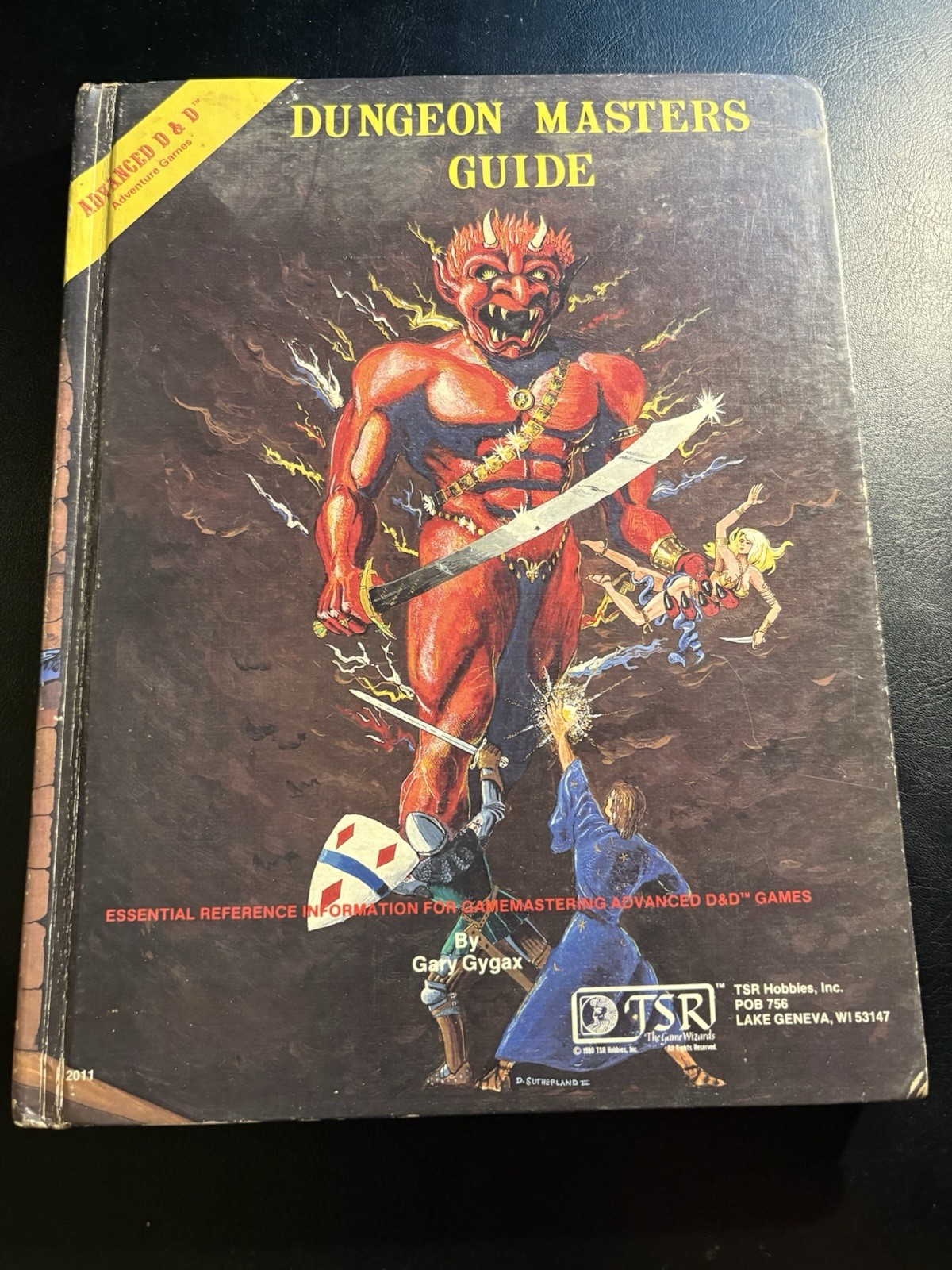AD&D Dungeon Masters Guide Revised Dec 1979 Gary Gygax TSR 2011 Dungeons Dragons