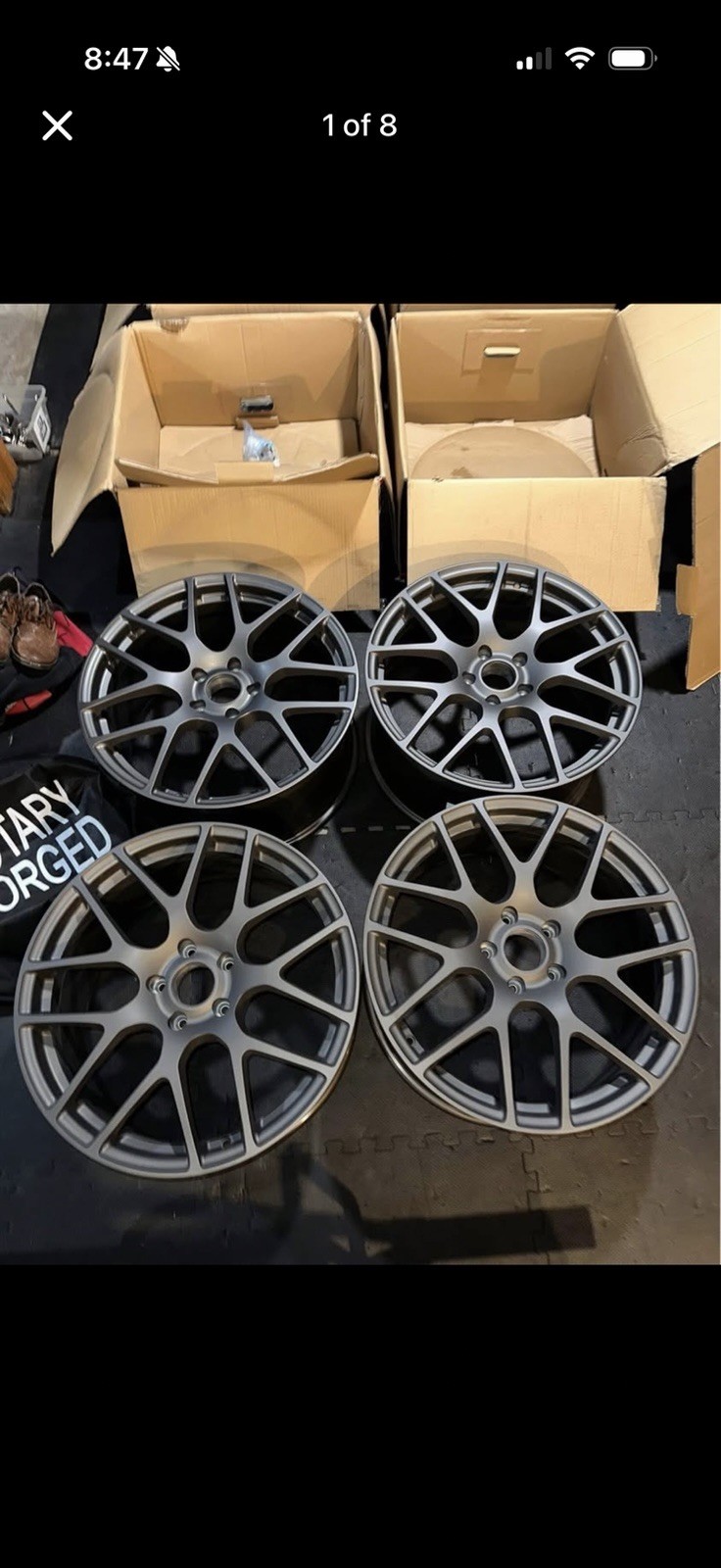 TSW Nurburgring Wheels 5x120.65 Gunmetal Gray
