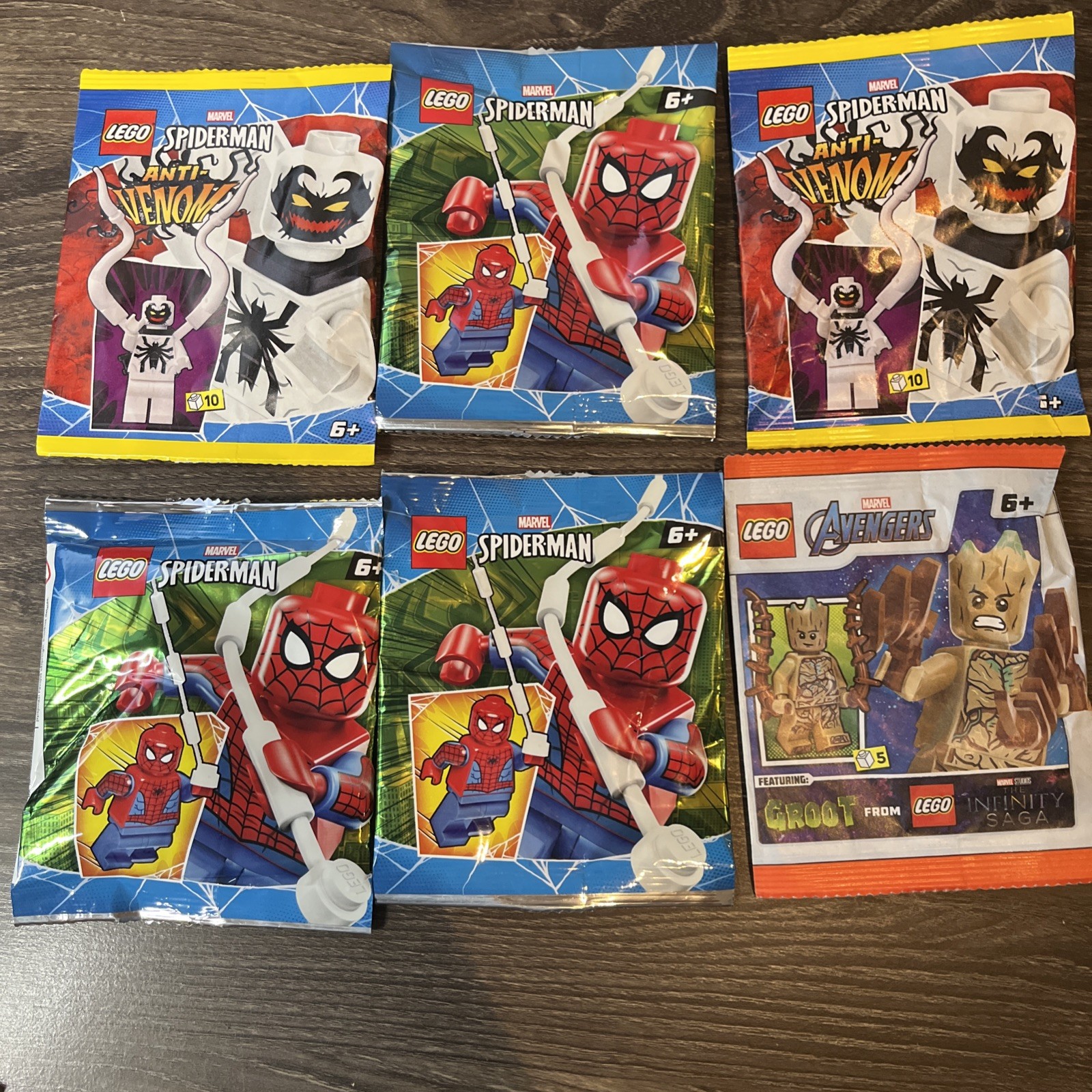 lego marvel minifigures Sealed Lot Of 6 lego marvel minifigures Sealed Lot Of 6