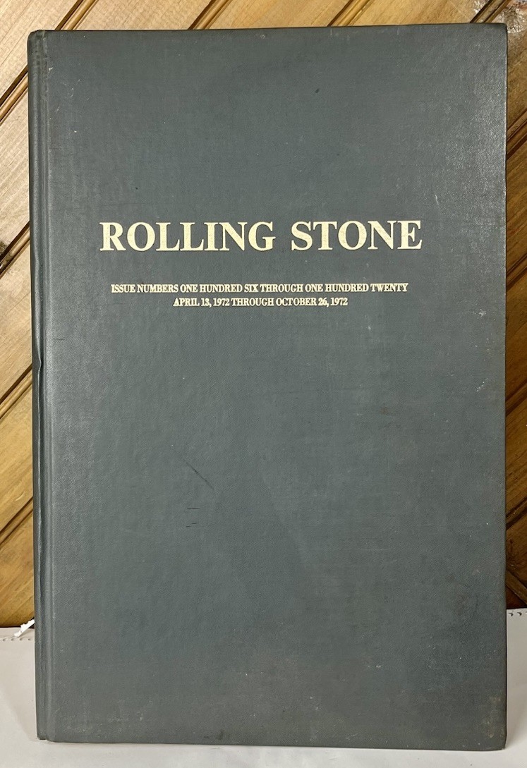 Rolling Stone Magazine Bound Volume Issue 106-120; Apr 13-Oct 26 1972 READ Desc Rolling Stone Magazine Bound Volume Issue 106-120; Apr 13-Oct 26 1972 READ Desc