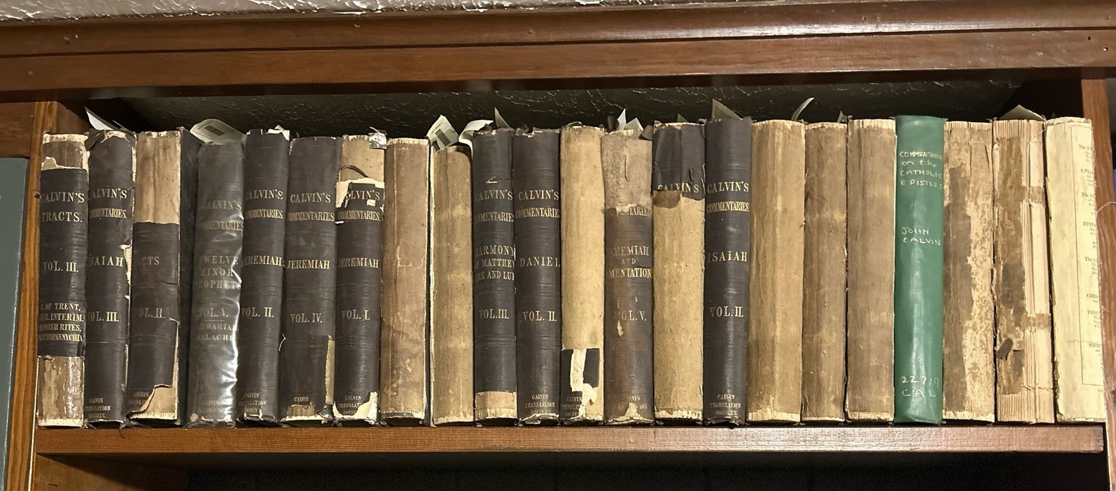 John Calvin’s Commentaries & Letters, Tracts 22 volumes 1850s Bible Theogloy