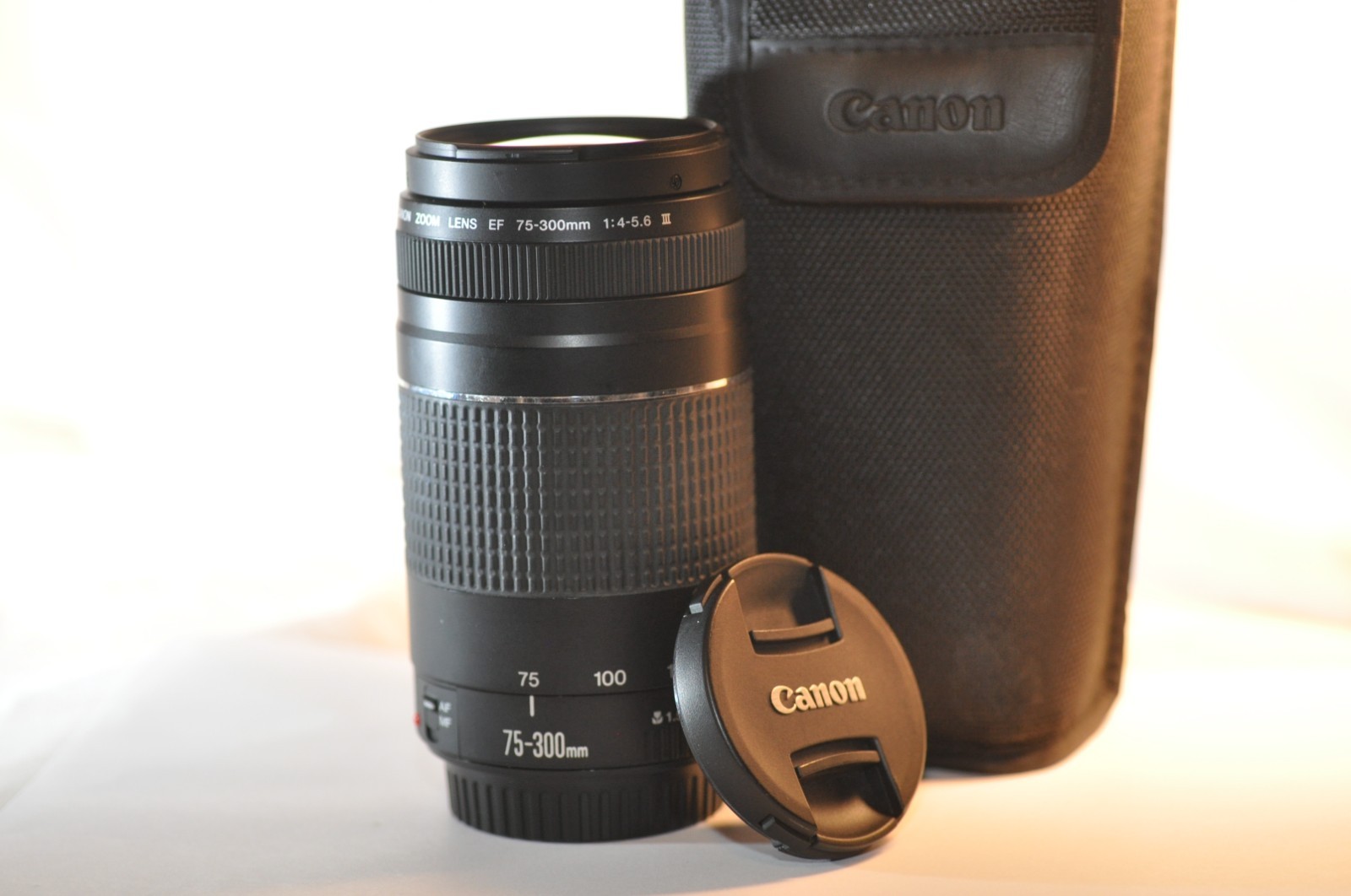Canon EF 75-300mm f/4-5.6 III lens NICE for EOS A2 630 Rebel T8 T7 T6 90D 80D 5D