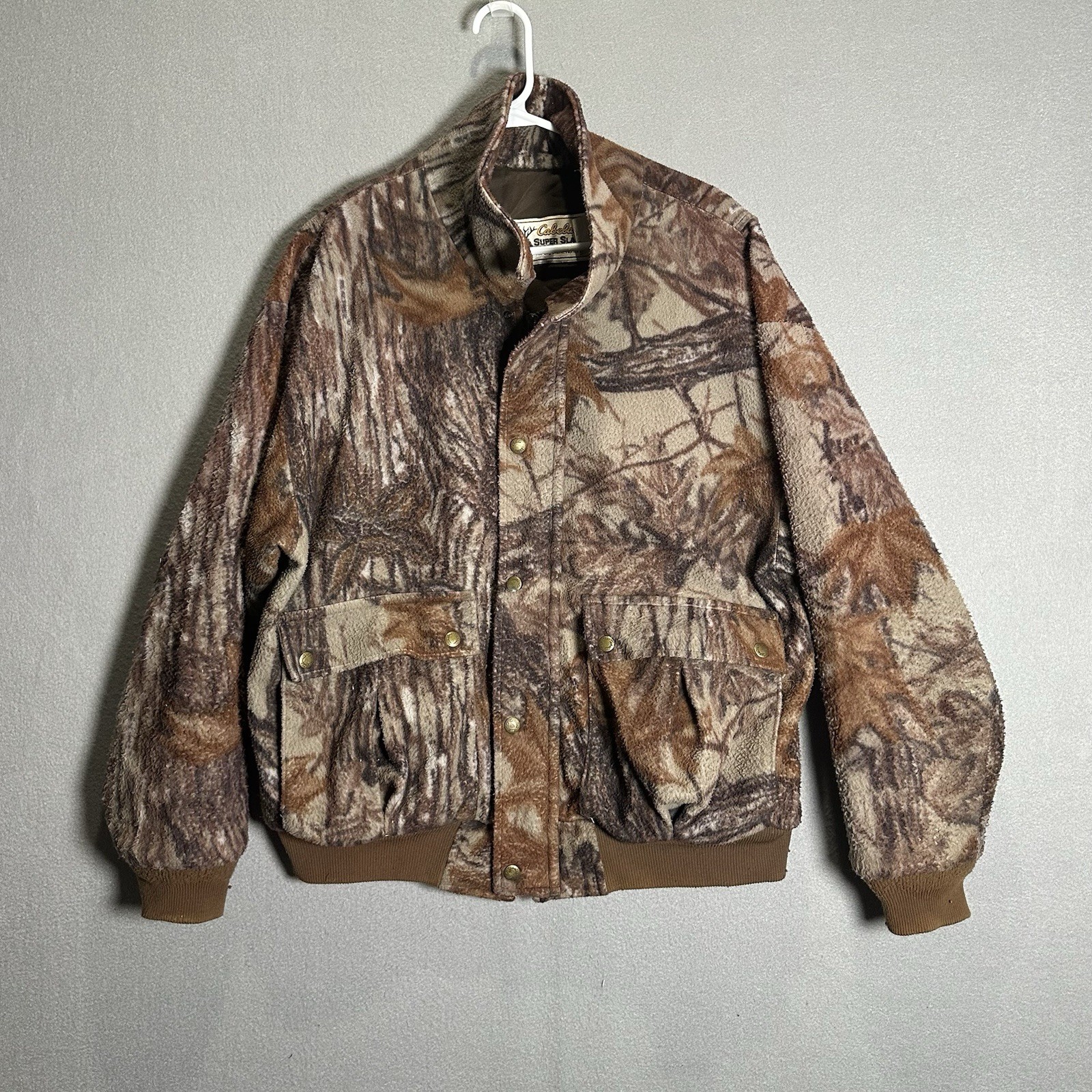 Cabelas Super Slam Hunting Jacket Mens L Camouflage Realtree Outdoors Brown USA Cabelas Super Slam Hunting Jacket Mens L Camouflage Realtree Outdoors Brown USA