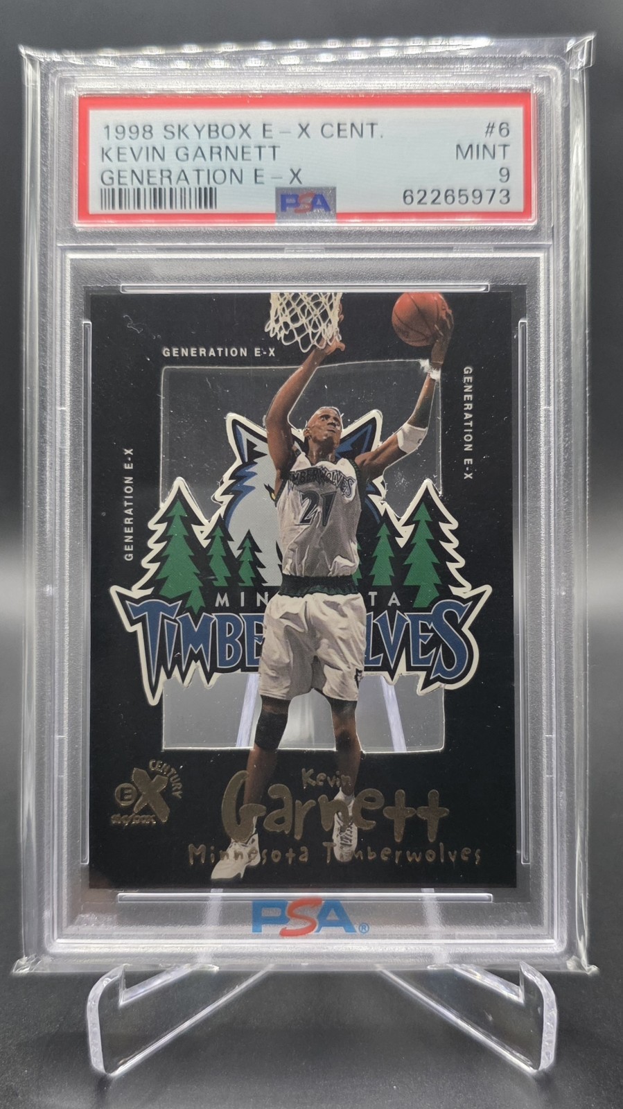 1998-99 Skybox E-X Century - Generation E-X Kevin Garnett #6 GE