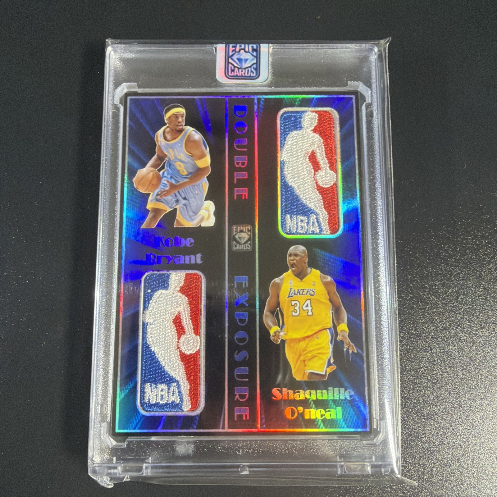 2026 Epic Cards~*Kobe Bryant/Shaquille O’neal* -Double Exposure Dual Logo Patch￼