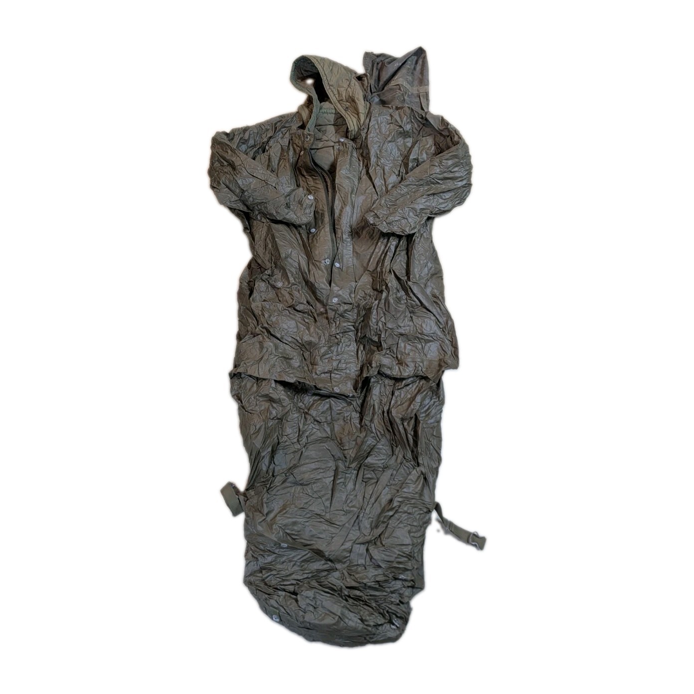 Schwarz Passau Vintage German Army Wearable Sleeping Bag Coat Convertible Parka