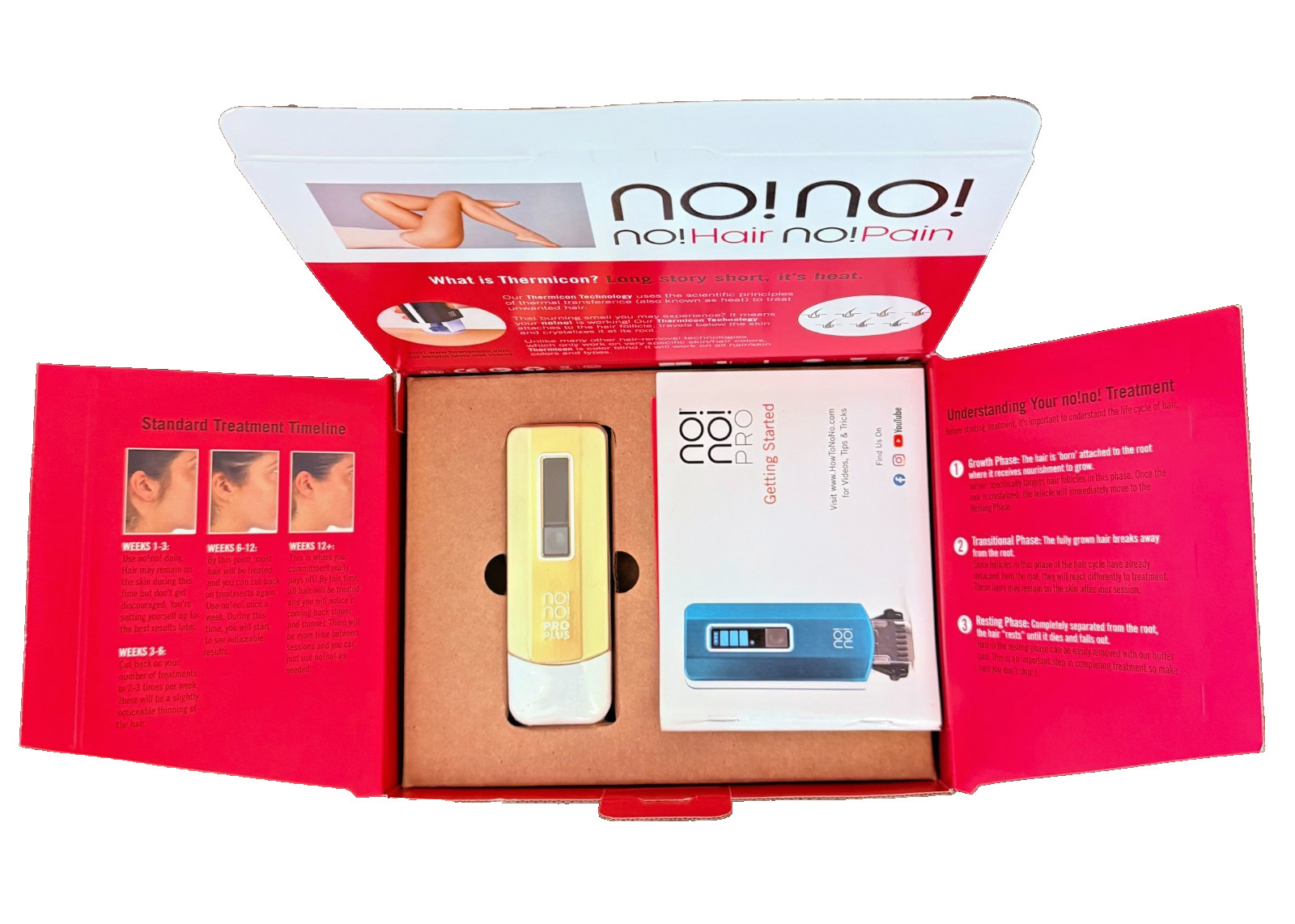 NoNo Pro Deluxe Hair Removal System - GOLD - 1 Year Warranty - BNIB NoNo Pro Deluxe Hair Removal System - GOLD - 1 Year Warranty - BNIB