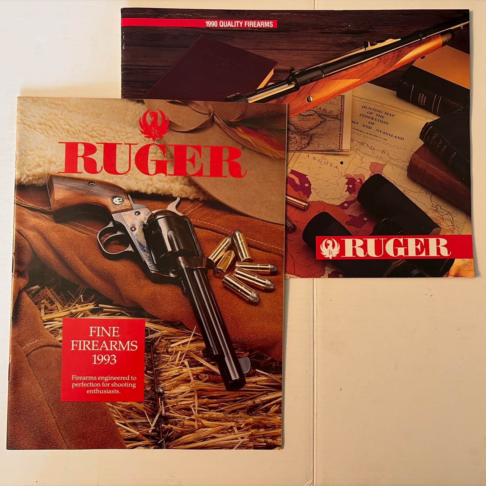 Vintage 1990 & 1993 Ruger Firearms catalogs Vintage 1990 & 1993 Ruger Firearms catalogs