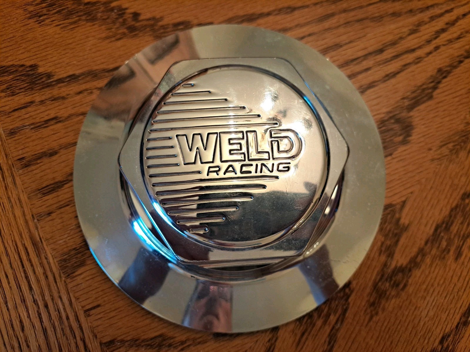 6-3/8” Weld Racing VR-Series Threaded Polished Billet Center Cap-forged 6-3/8” Weld Racing VR-Series Threaded Polished Billet Center Cap-forged