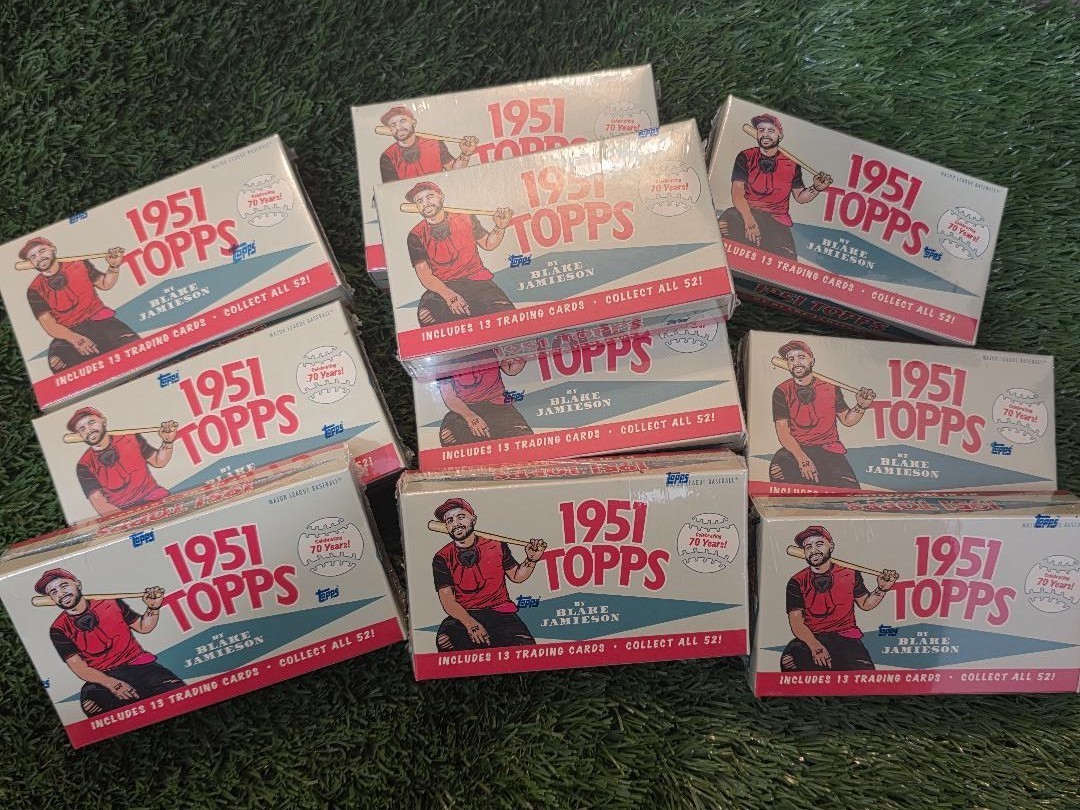 2021 Project x Topps 1951 by Blake Jamieson Four Factory Sealed Box - Wave 4 2021 Project x Topps 1951 by Blake Jamieson Four Factory Sealed Box - Wave 4
