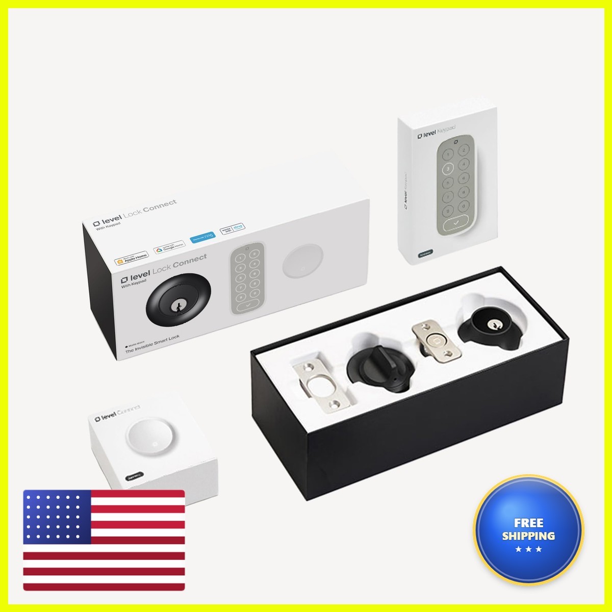 Level C-E14U-S1-K1 WiFi Keypad Lock - Matte Black (Previous Model) Level C-E14U-S1-K1 WiFi Keypad Lock - Matte Black (Previous Model)