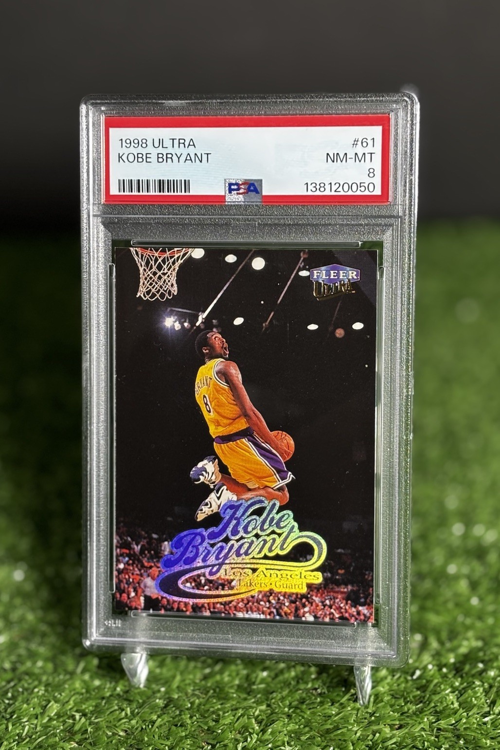 1998-99 Fleer Ultra #61 Kobe Bryant Los Angeles Lakers HOF PSA 8πNew Slabπππ 1998-99 Fleer Ultra #61 Kobe Bryant Los Angeles Lakers HOF PSA 8πNew Slabπππ