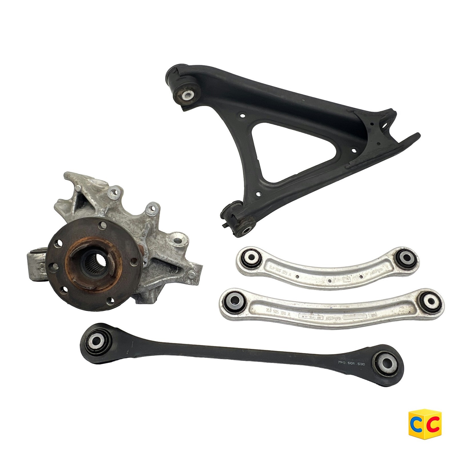 ❇️ 2011-2018 VW Touareg TDI Rear Right Suspension Control Arm Set 7L0505375 A