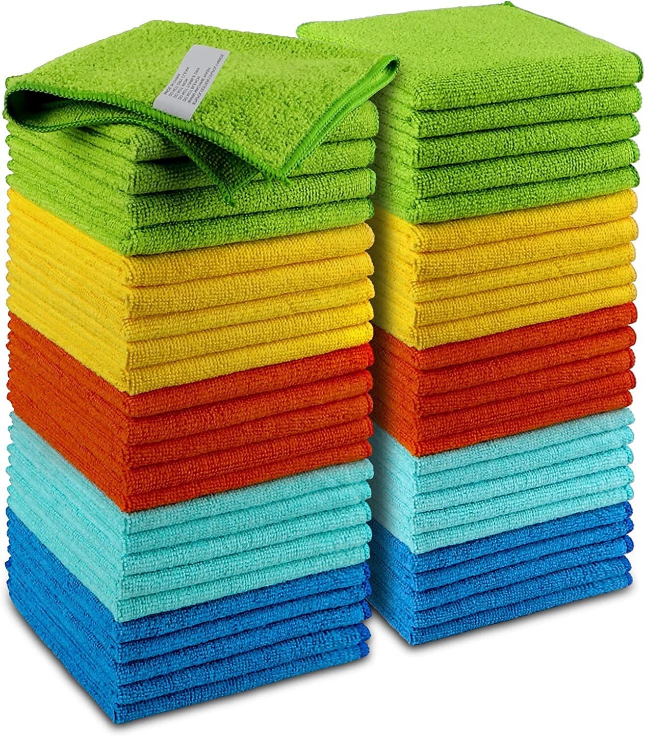 50/100Pcs Microfiber Cleaning Cloth Towel Rag Car Polishing Detailing No-Scratch