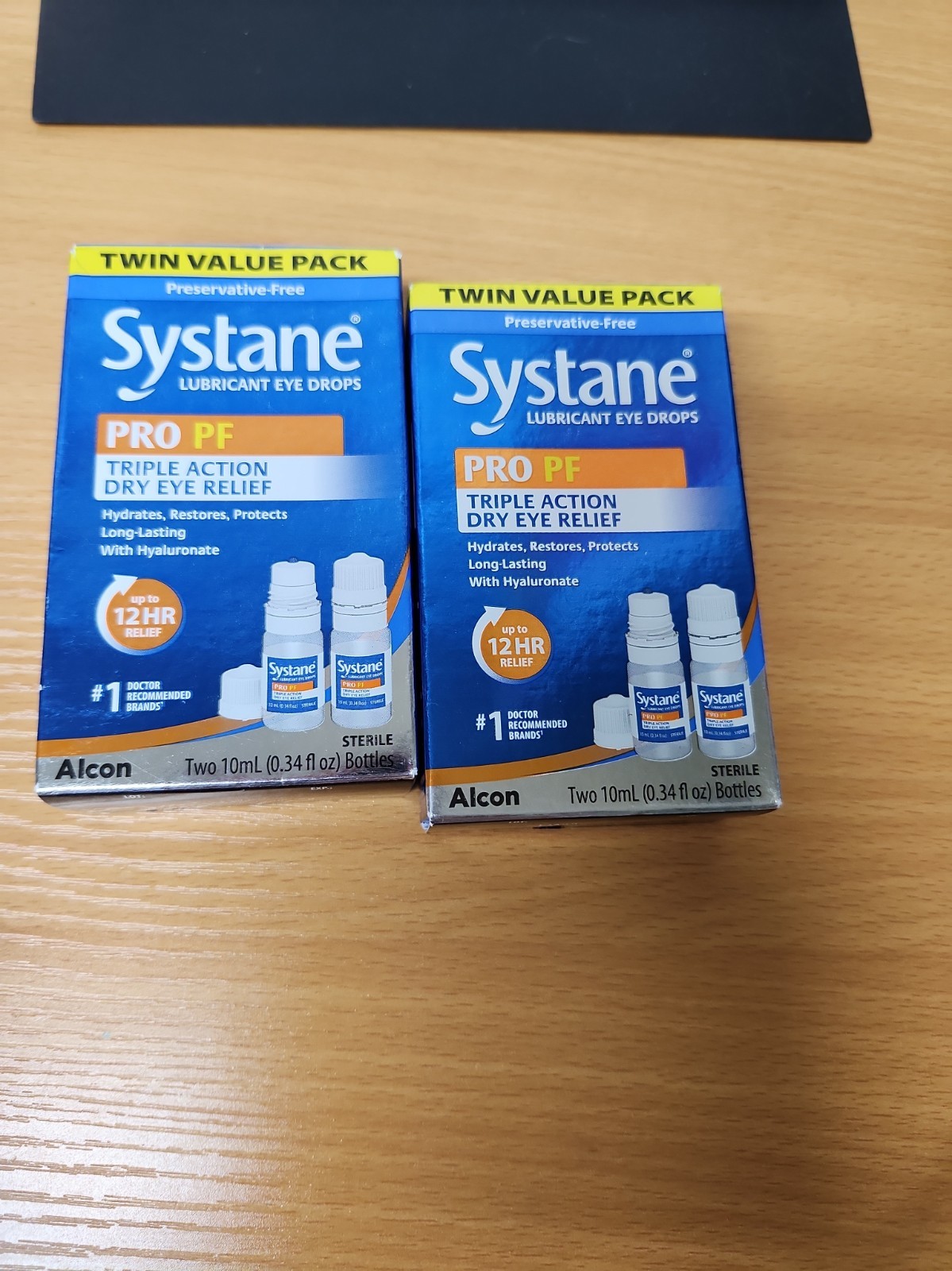 (2) Systane Pro PF Twin Pack - 4 10mL Bottles 40mL Total (2) Systane Pro PF Twin Pack - 4 10mL Bottles 40mL Total