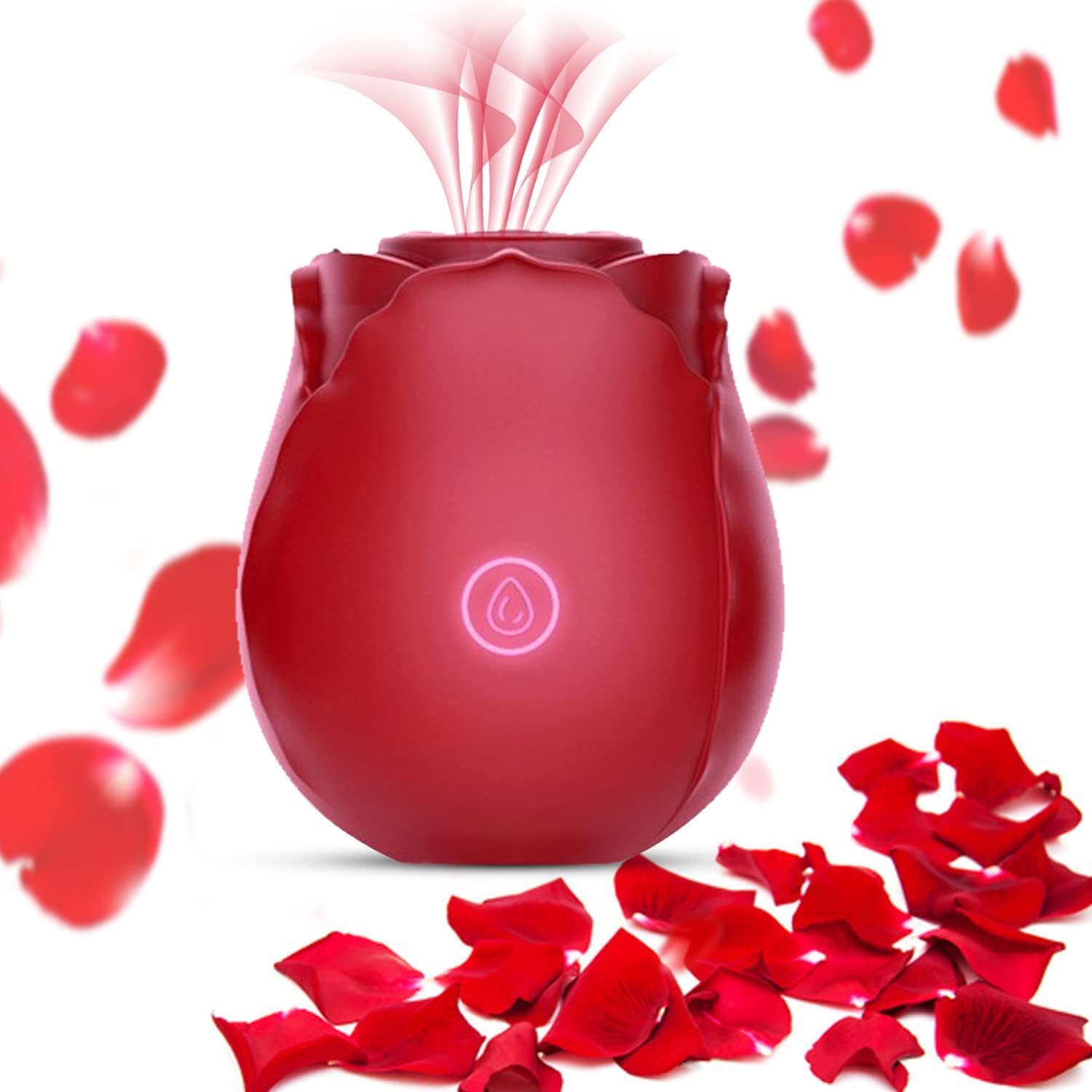 Rose 10-speed Sucking Vibrator G-spot Dildo Clit Sucker for Women Sex Toys Gift