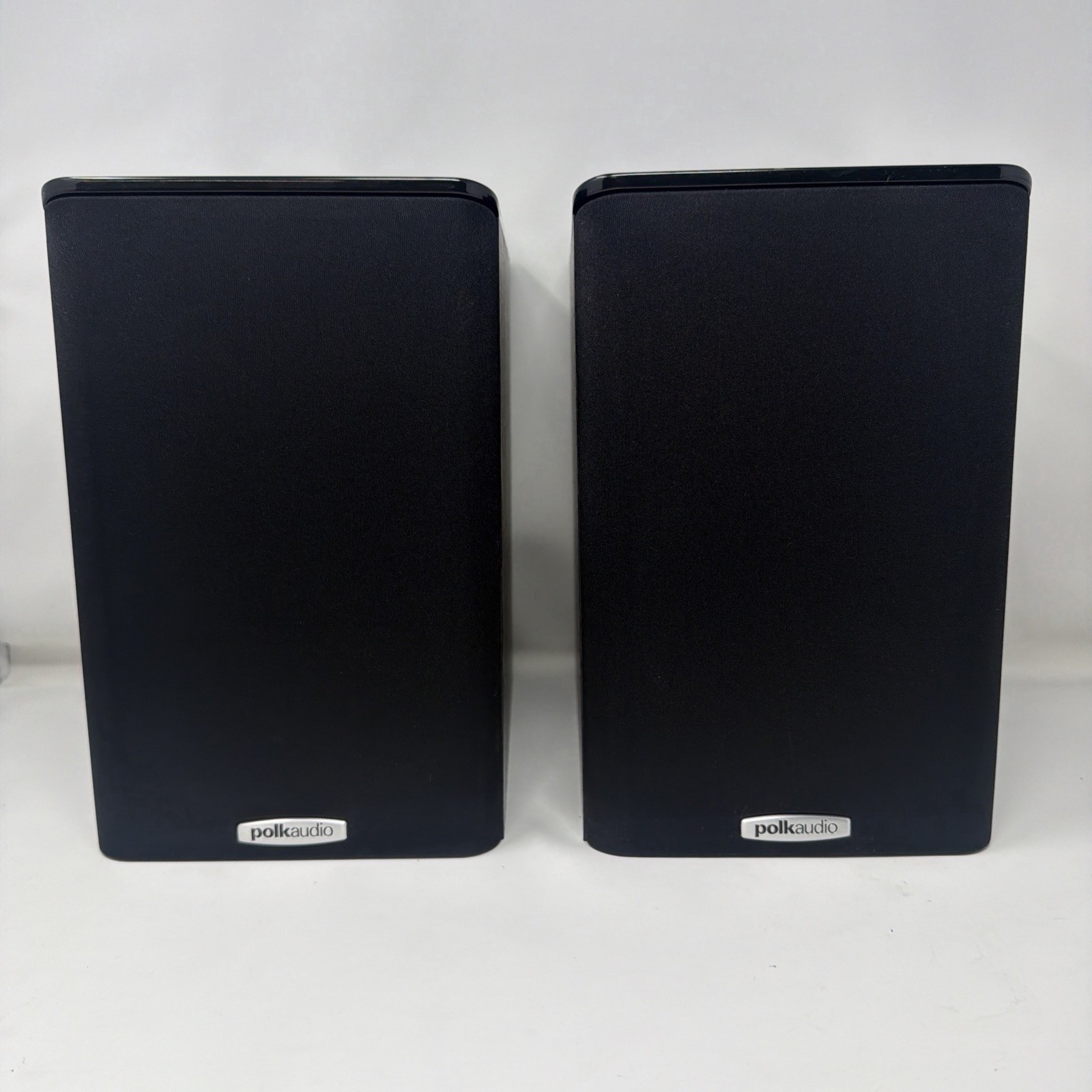 Polk Audio Bookshelf Speakers TSi100 Black Wood Grain Glossy - EXCELLENT COND Polk Audio Bookshelf Speakers TSi100 Black Wood Grain Glossy - EXCELLENT COND