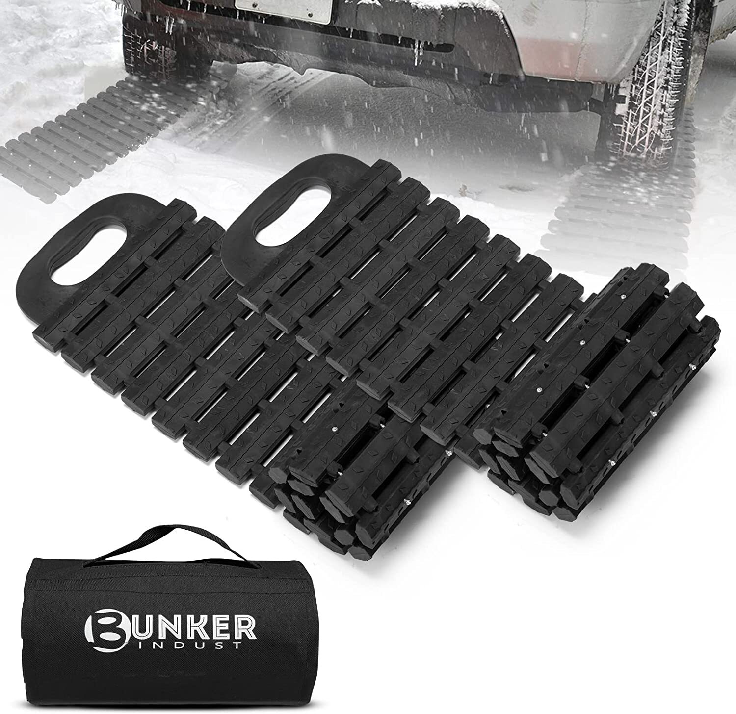 Tire Traction Mats Portable Recovery Tracks for Off Road 4X4 Snow, Sand Tire Traction Mats Portable Recovery Tracks for Off Road 4X4 Snow, Sand