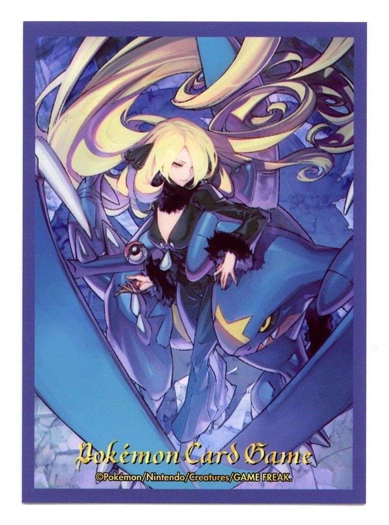Cynthia & Garchomp Individual Card Sleeve Pokemon Center Japan Original