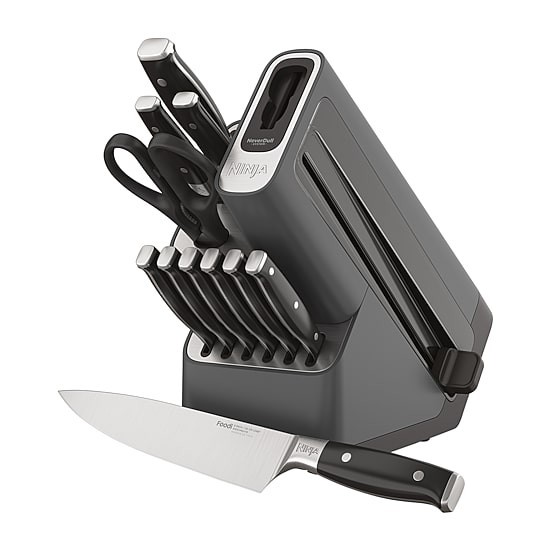 Ninja Foodi NeverDull K32012 12-Pc German Stainless Steel Knife Block Set